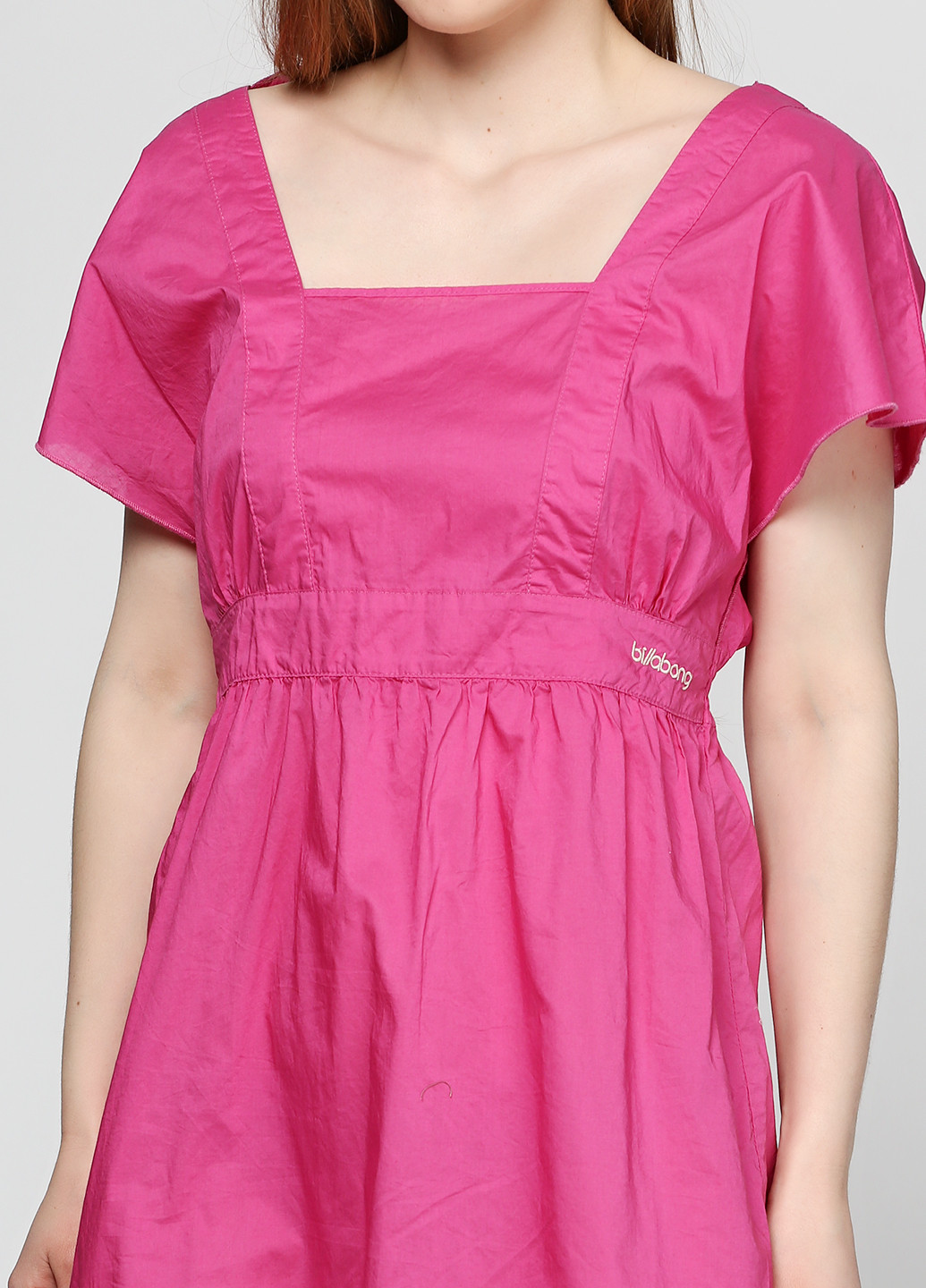 Рожева кежуал сукня Billabong однотонна