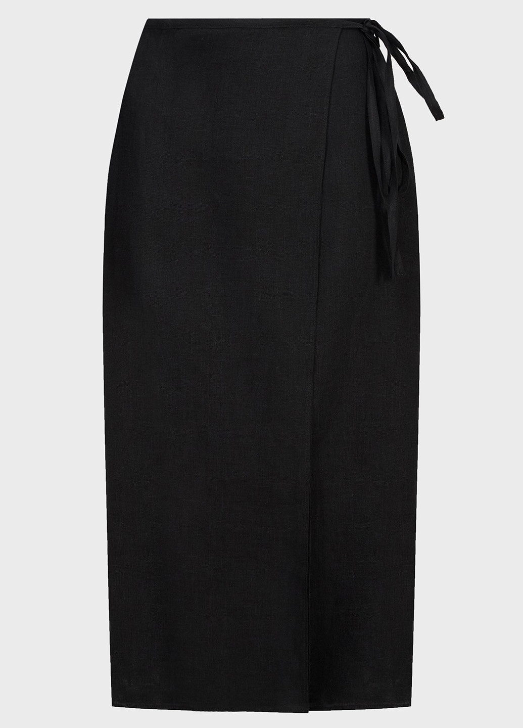 Черная кэжуал однотонная юбка Drykorn на запах