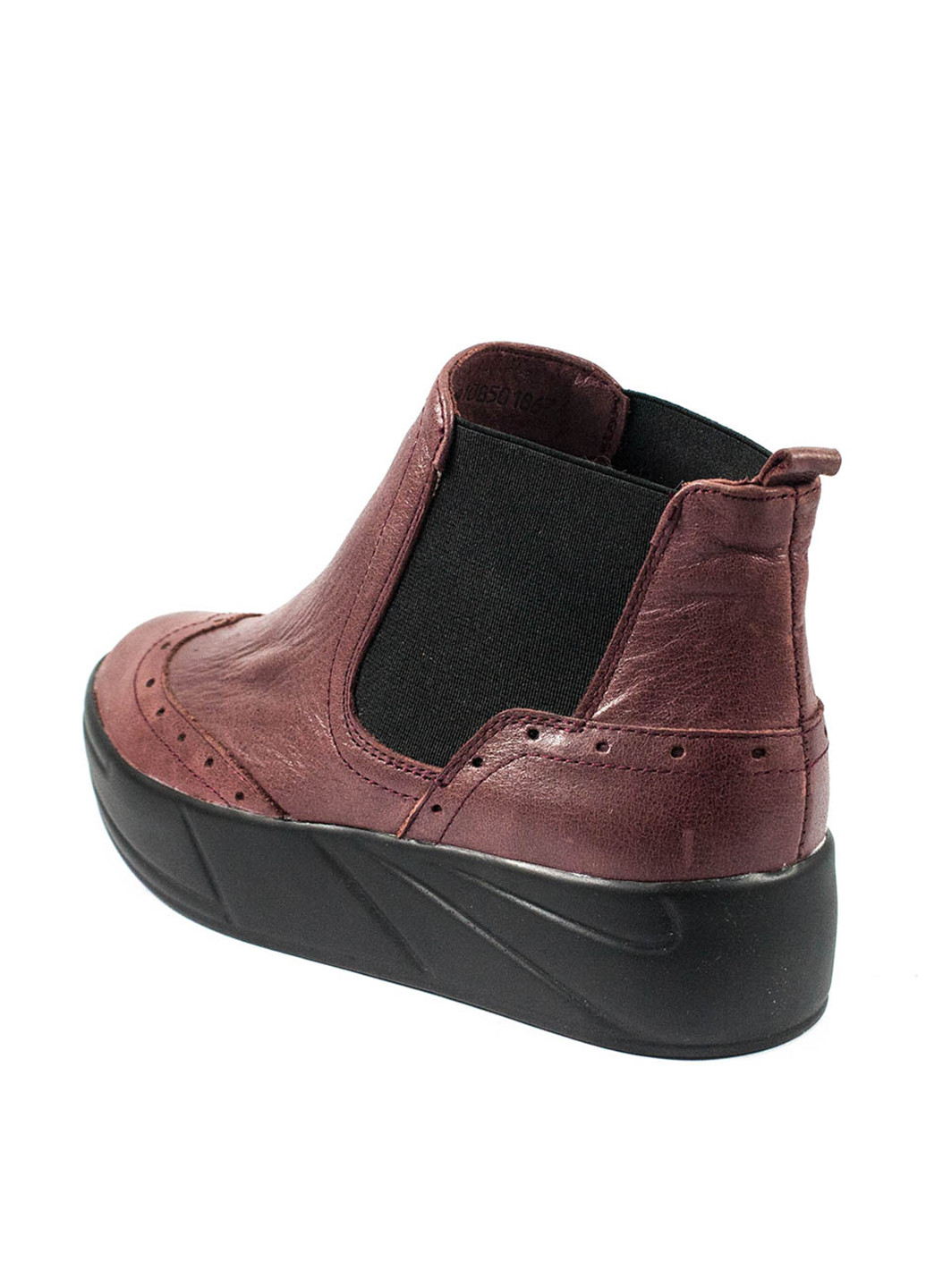 Бордовые кэжуал осенние ботинки Tuto
