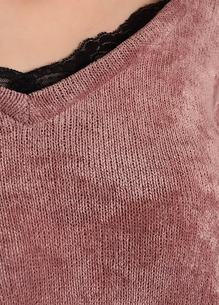 Светло-розовый демисезонный свитер AAA