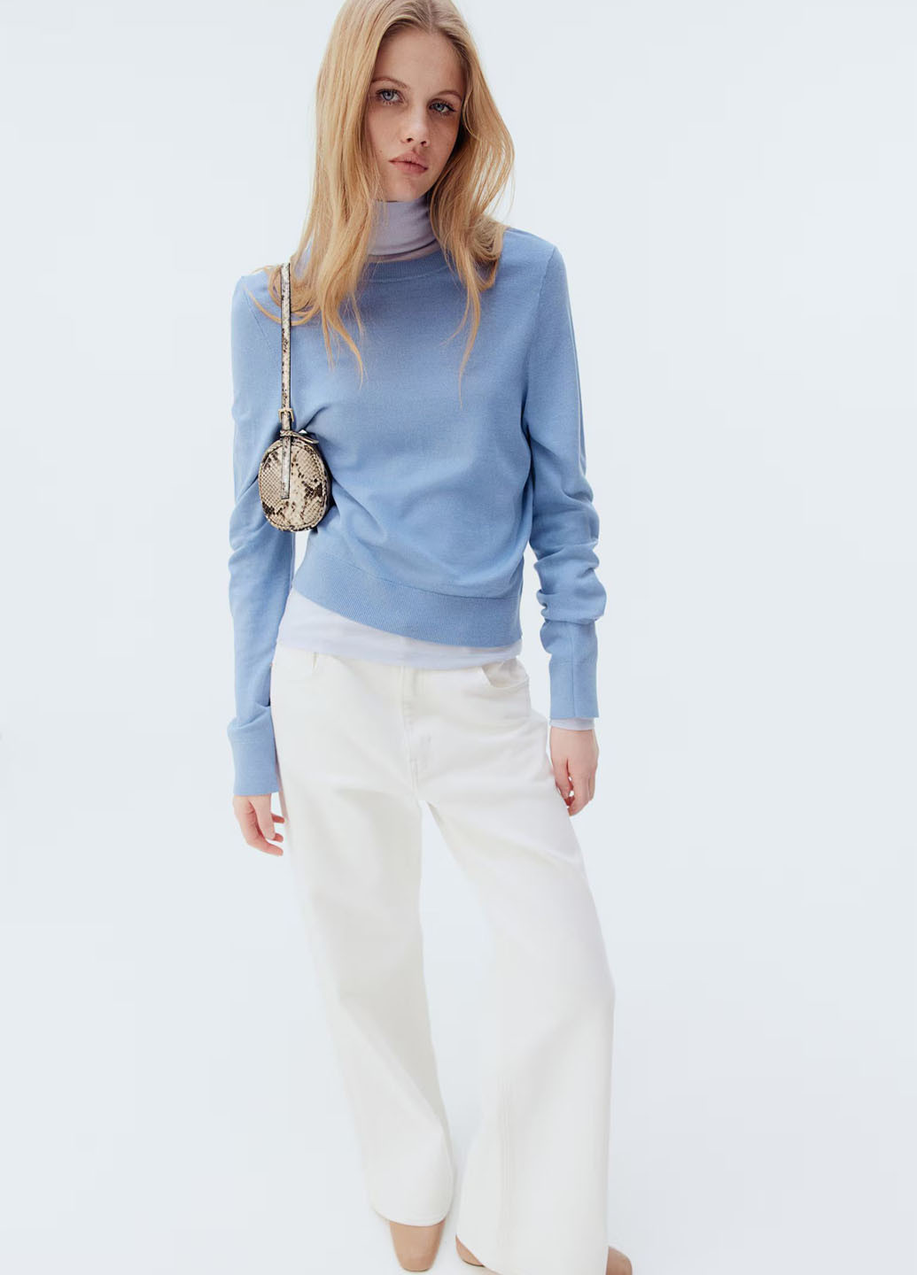 Голубой демисезонный джемпер джемпер H&M