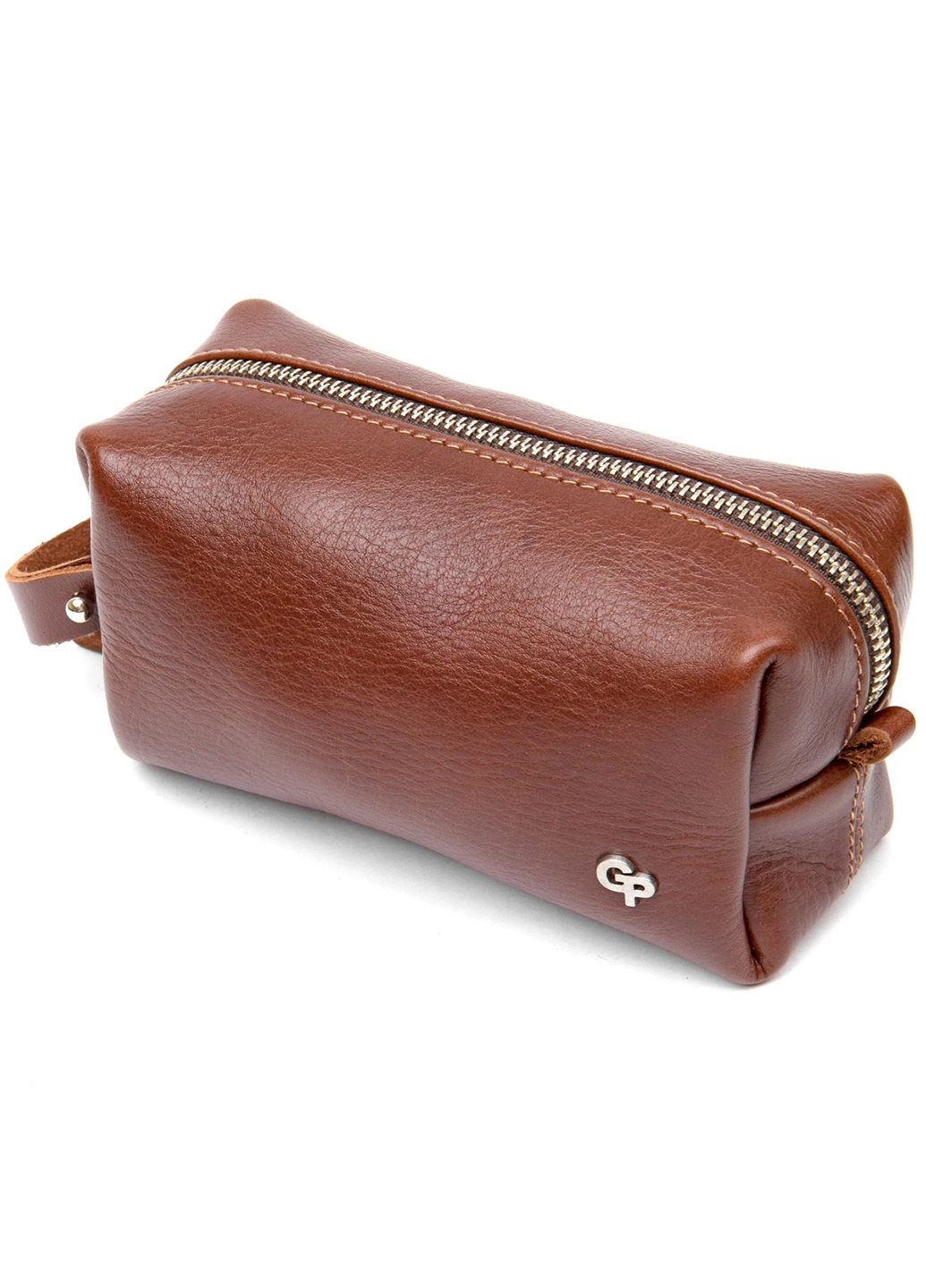 Чоловіча шкіряна косметичка 15х10х7 см Grande Pelle (250097062)