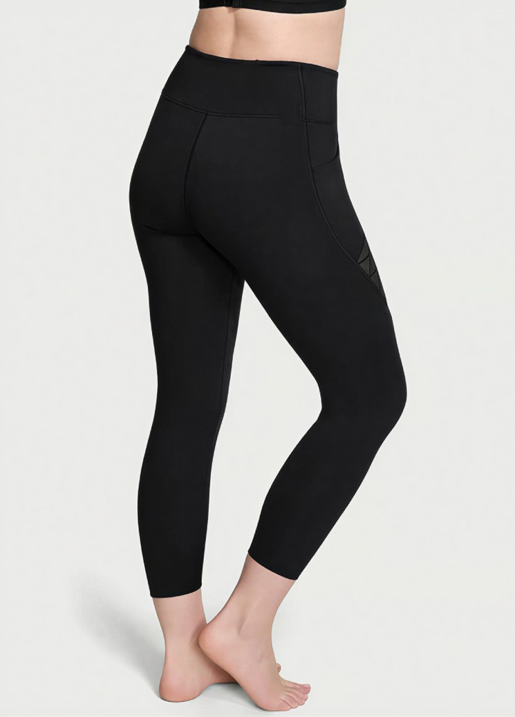 Черные демисезонные леггинсы Victoria's Secret