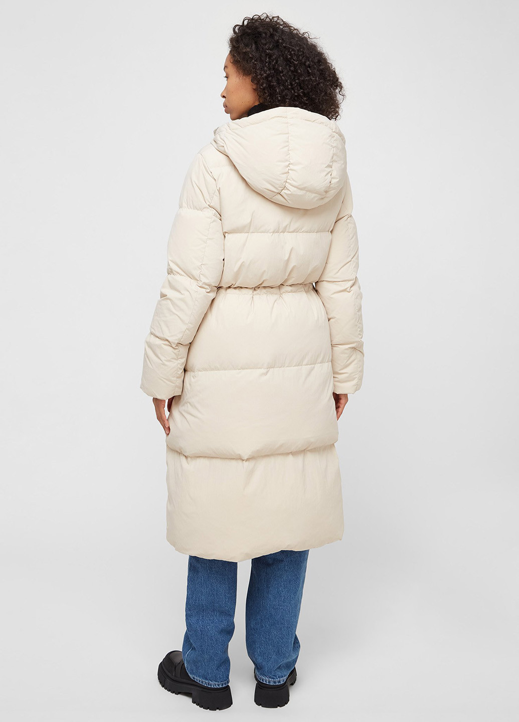 Бежевый зимний Пуховик PRPY