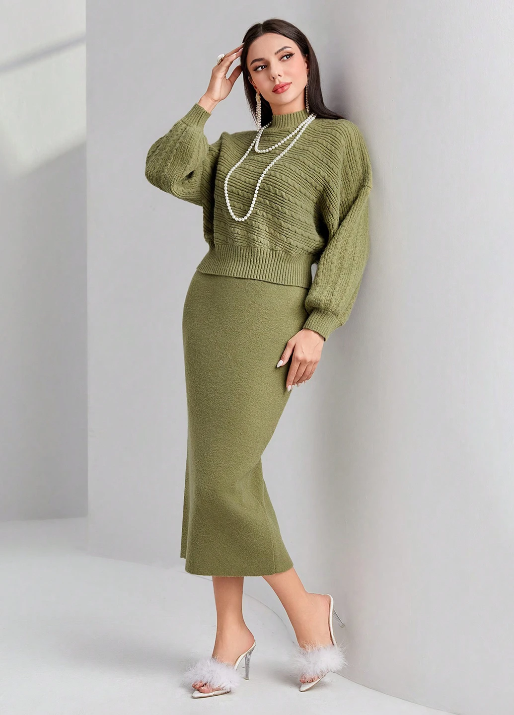 Костюм (джемпер, спідниця) SHEIN (316758281)