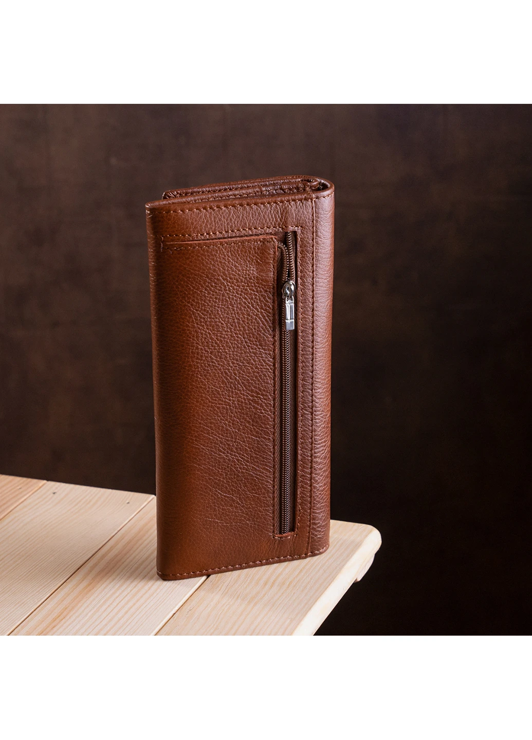 Жіночий шкіряний гаманець-візитниця 10х18,5 см st leather (252131472)