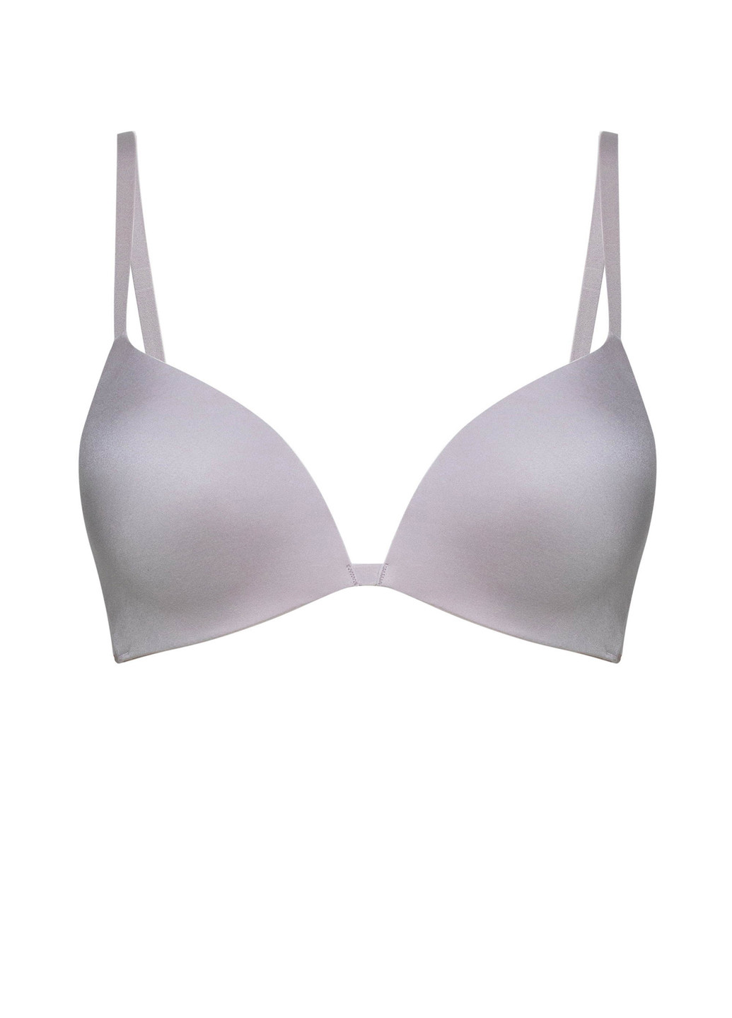 Сірий безшовний бюстгальтер Marc & André без кісточок поліамід