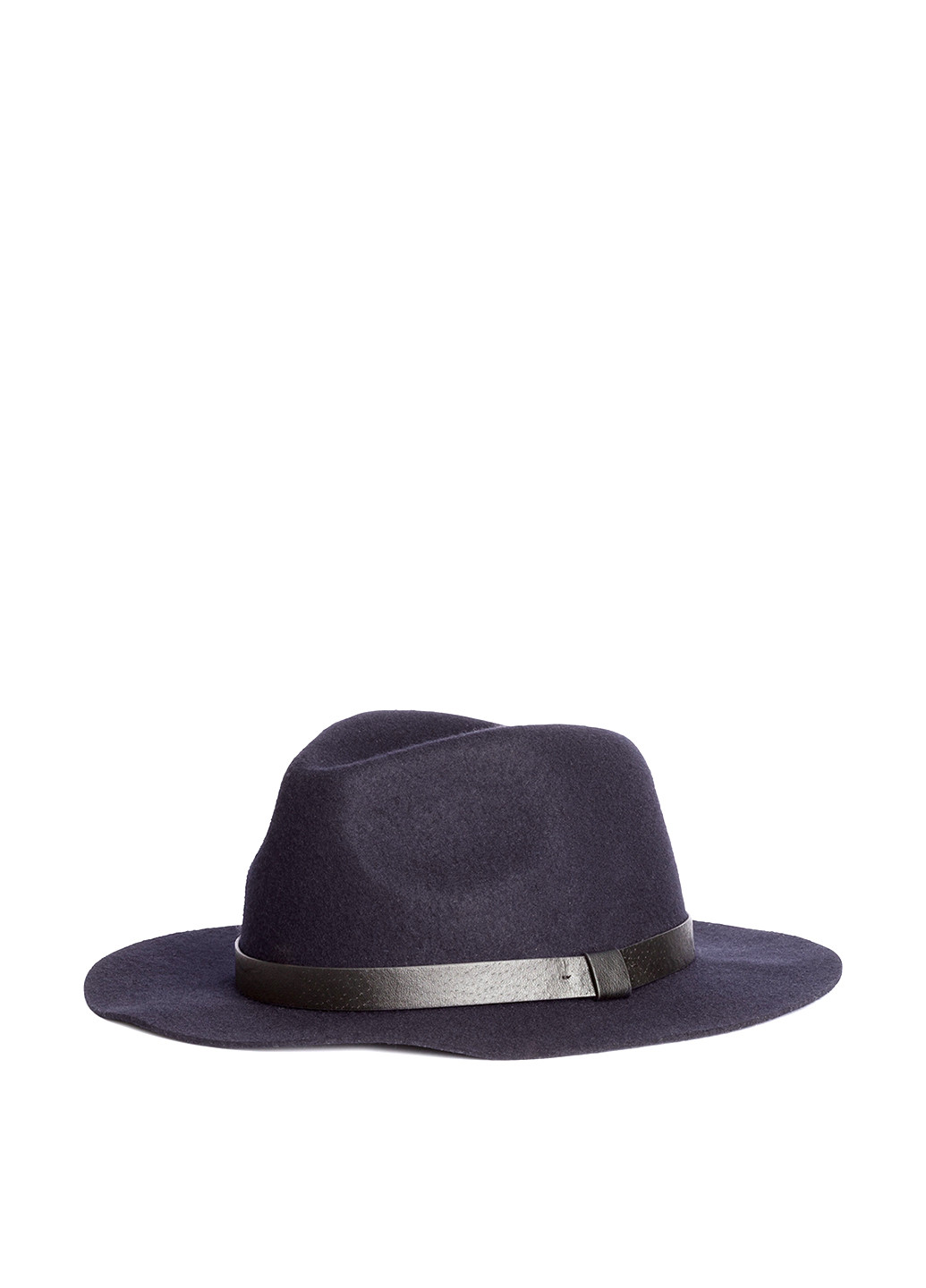 Шляпа H&M однотонная тёмно-синяя кэжуал