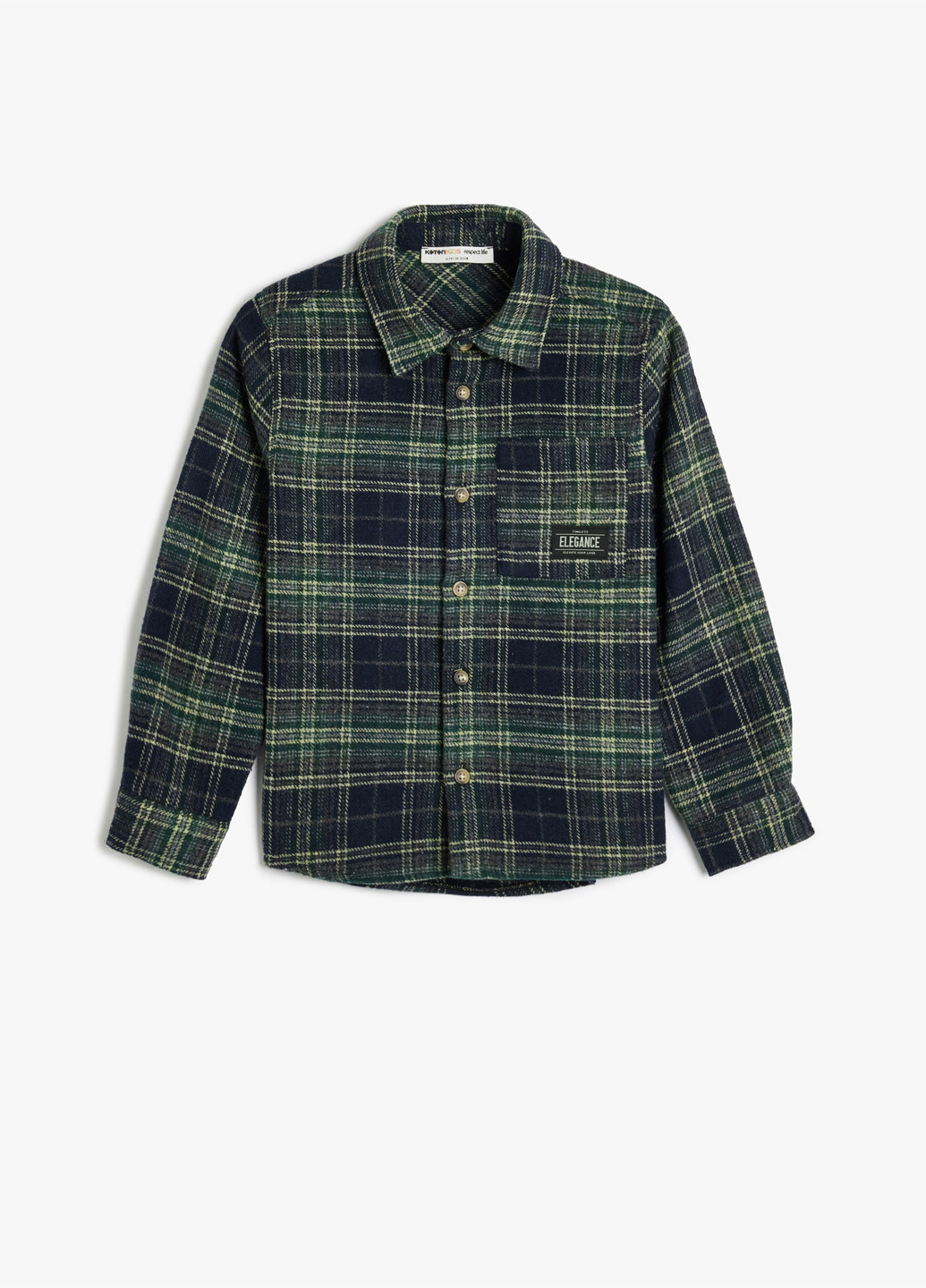 Цветная кэжуал рубашка в клетку KOTON