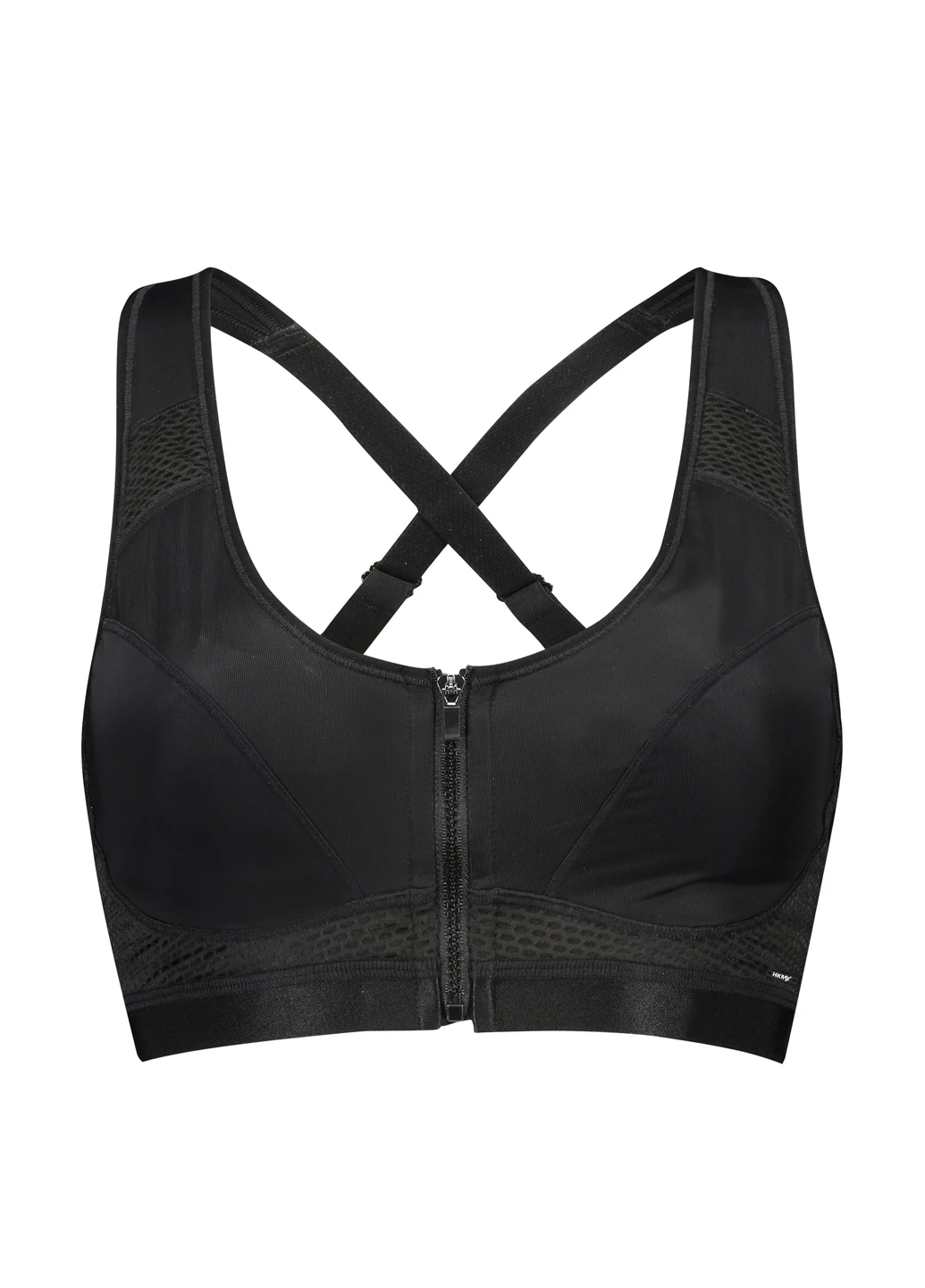 Чёрный топ бюстгальтер Hunkemoller без косточек полиамид