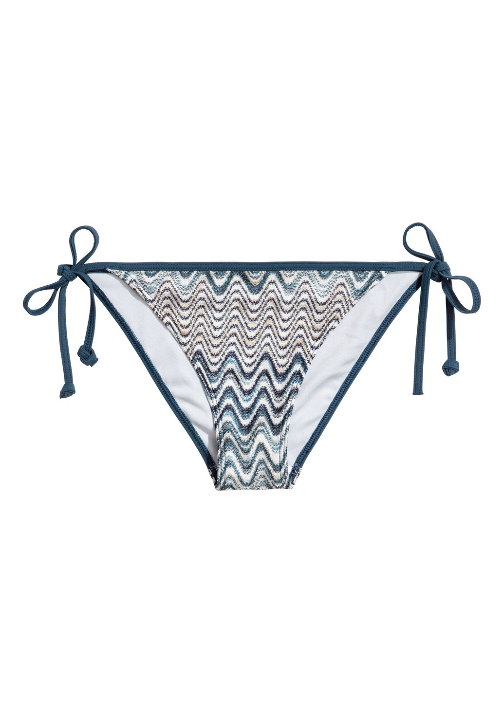 Бирюзовые купальные трусики однотонные H&M