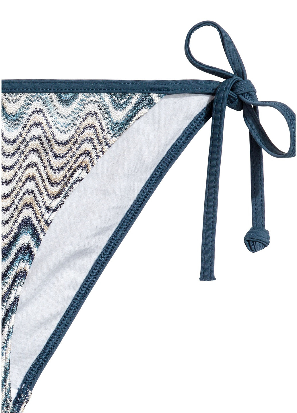 Бирюзовые купальные трусики однотонные H&M