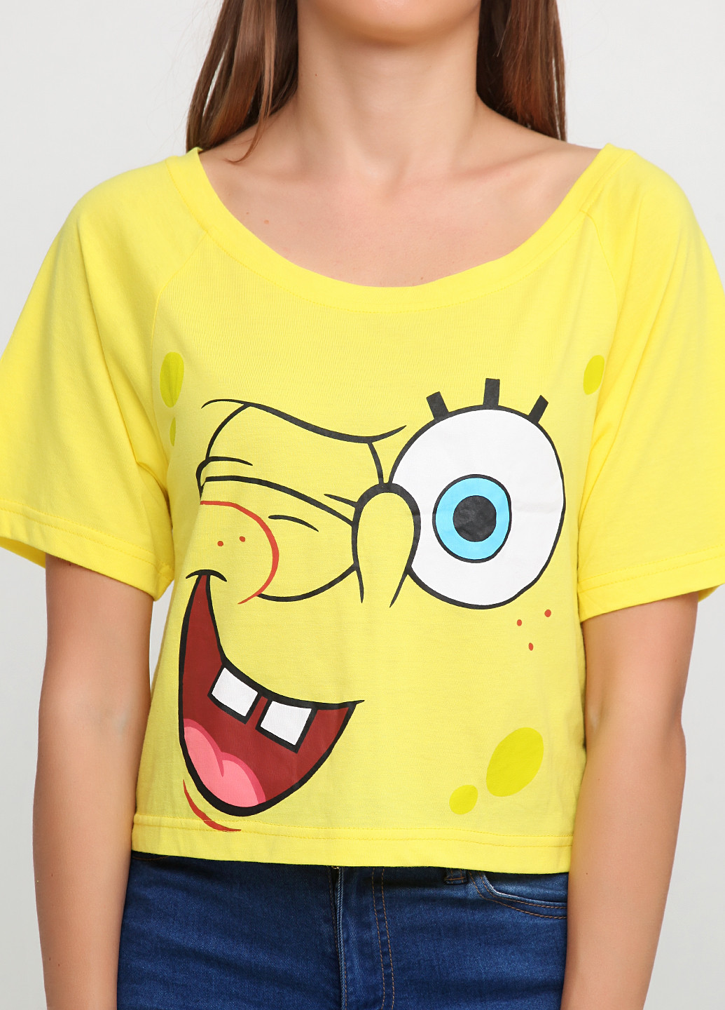 Желтая летняя футболка Nickelodeon