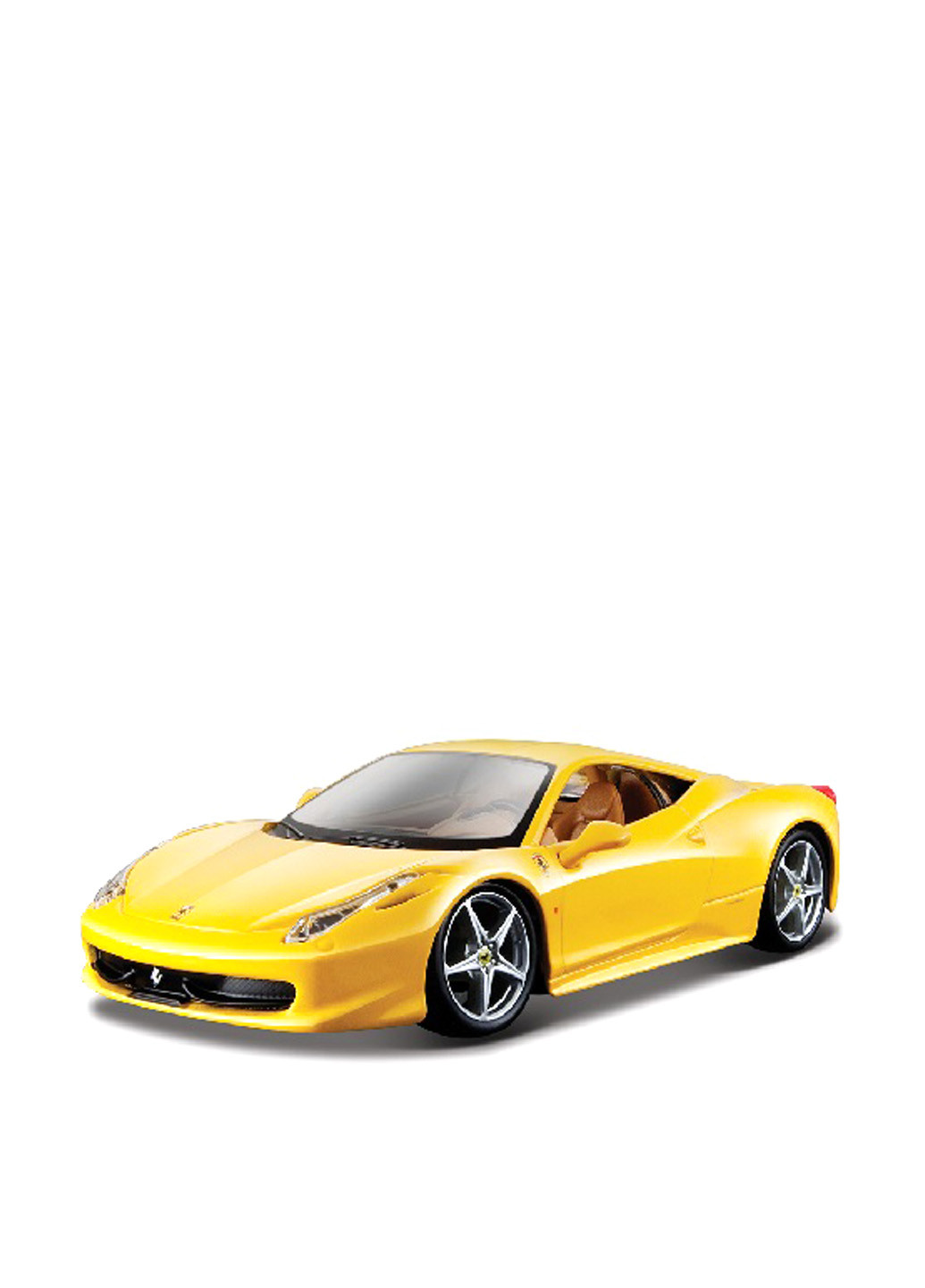 Автомодель - 458 ITALIA (ассорти желтый, красный, 1:24) Bburago (17490196)