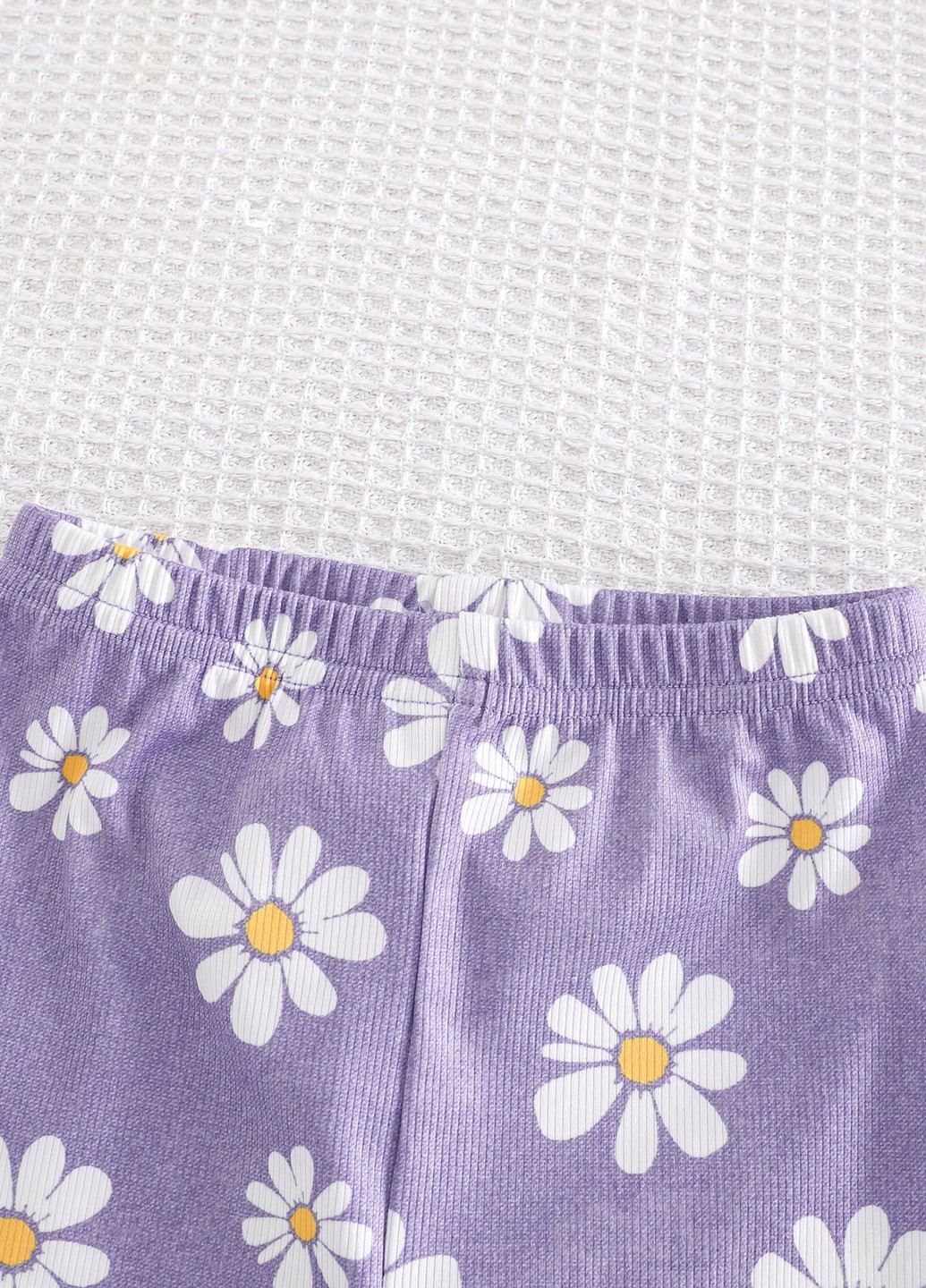 Світло-фіолетовий літній костюм (футболка, штани) SHEIN