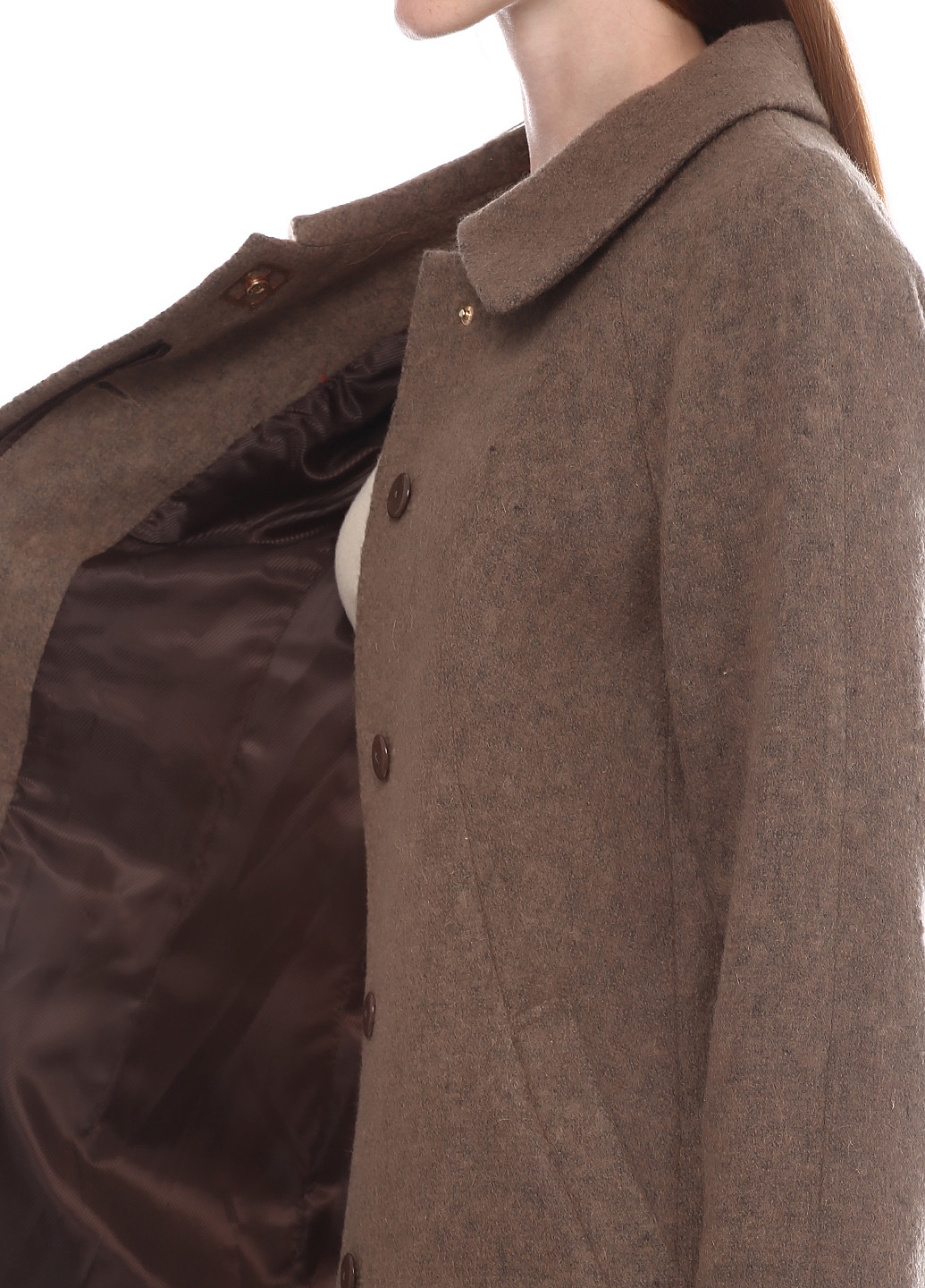 Светло-коричневое демисезонное Пальто Ruta-S