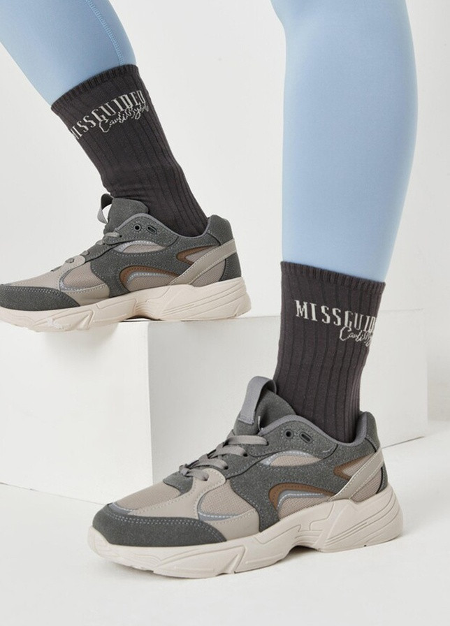 Шкарпетки (3 пари: сірий, салатовий, блакитний) Missguided (256179497)