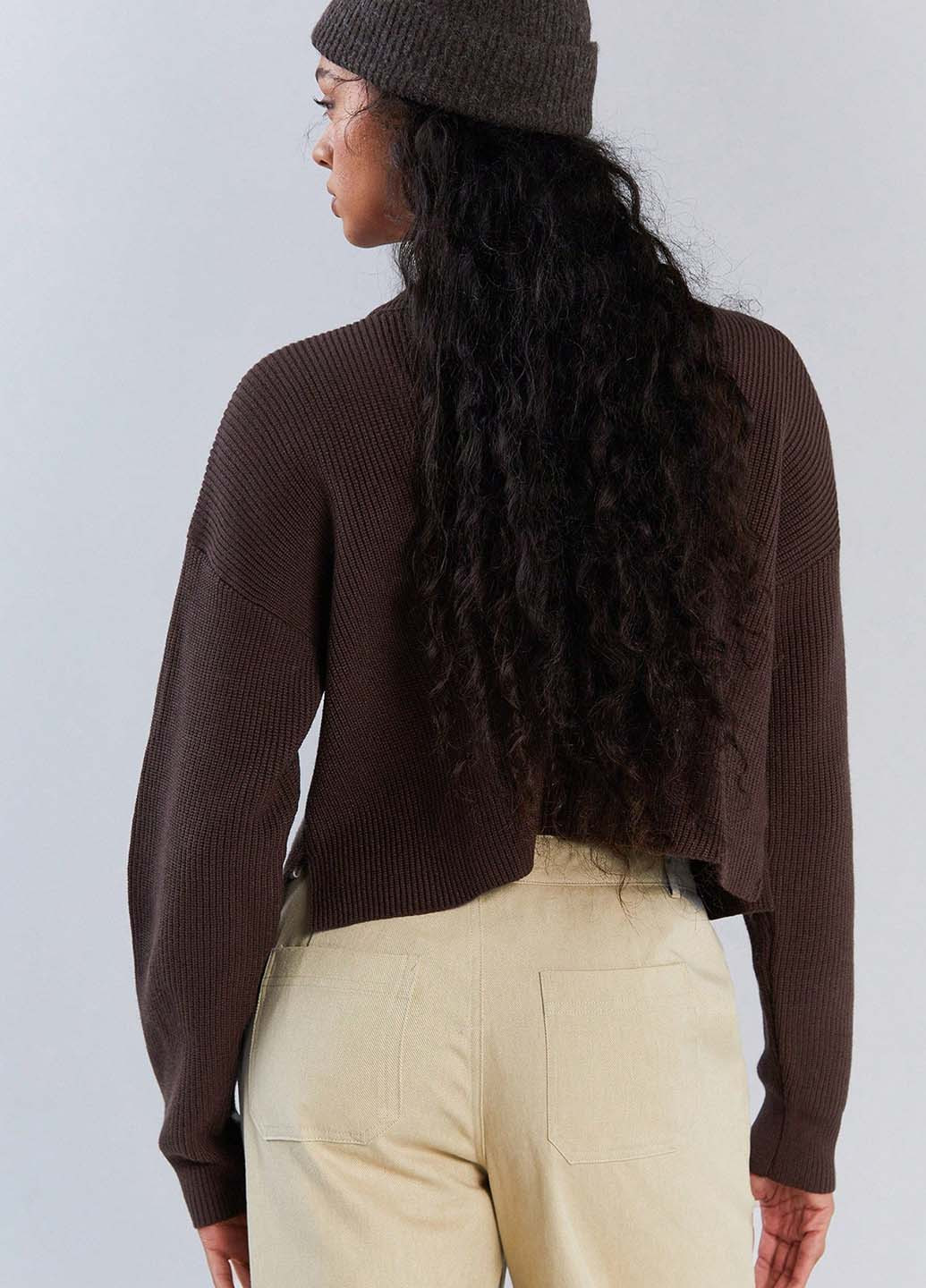 Коричневий демісезонний джемпер джемпер SHEIN