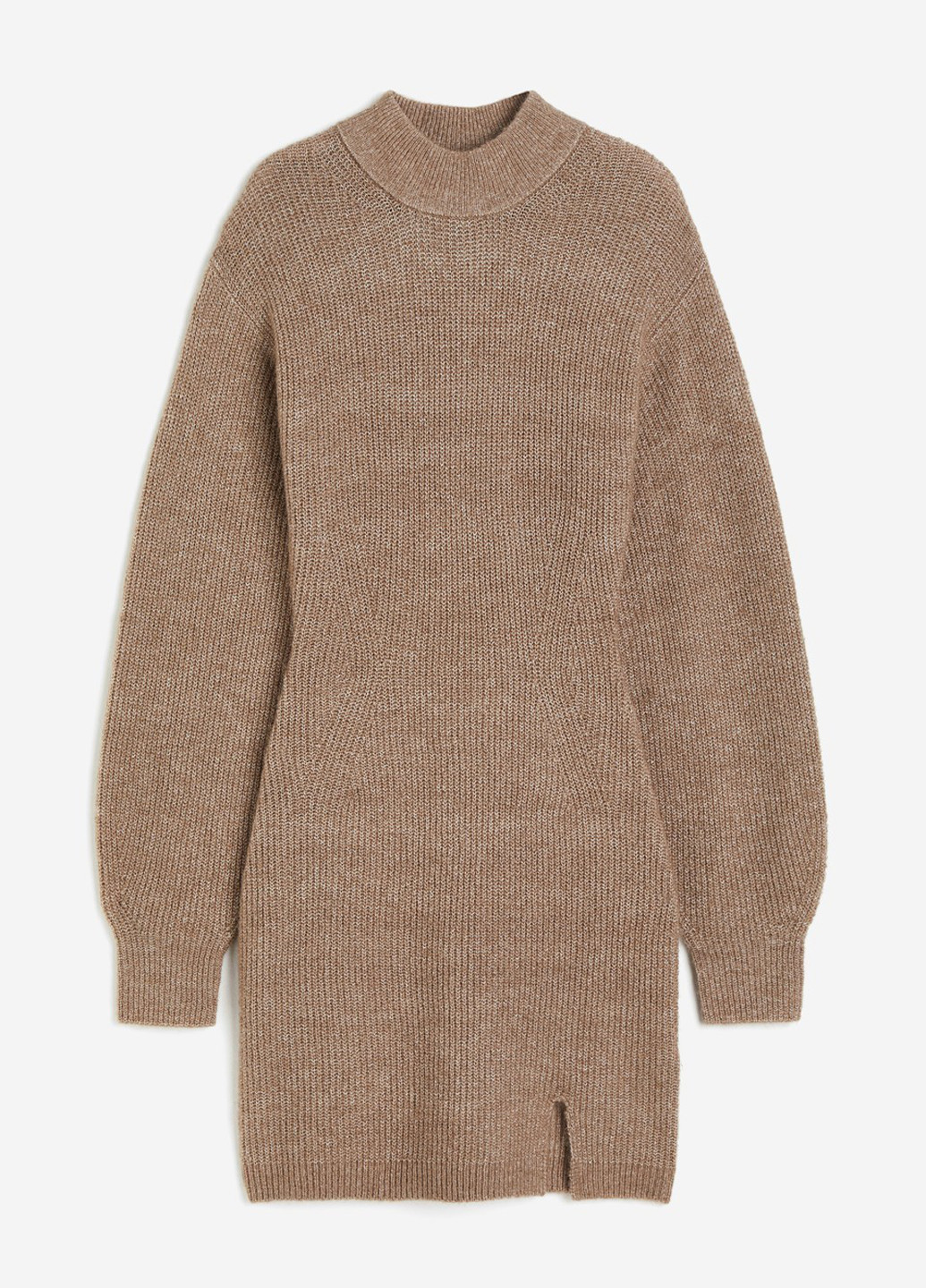 Бежевое платье зимнее H&M