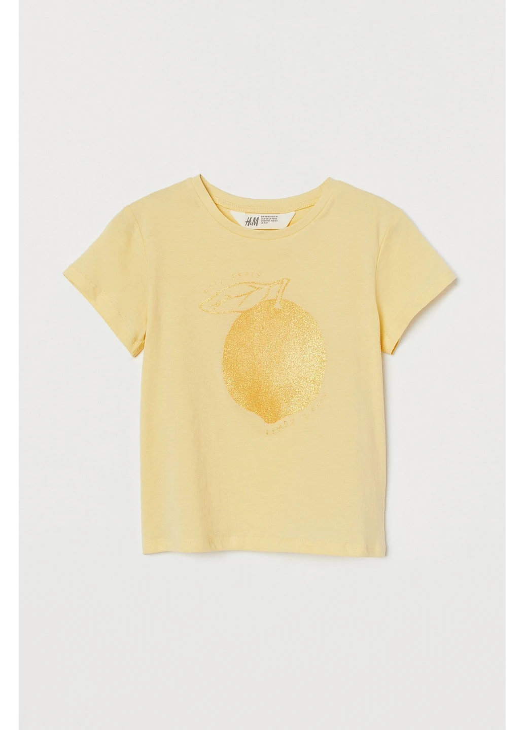 Жовта демісезонна футболка H&M