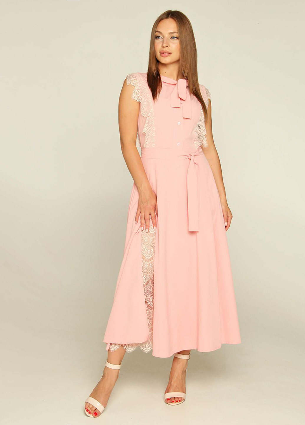 Рожева ділова сукня Majaly