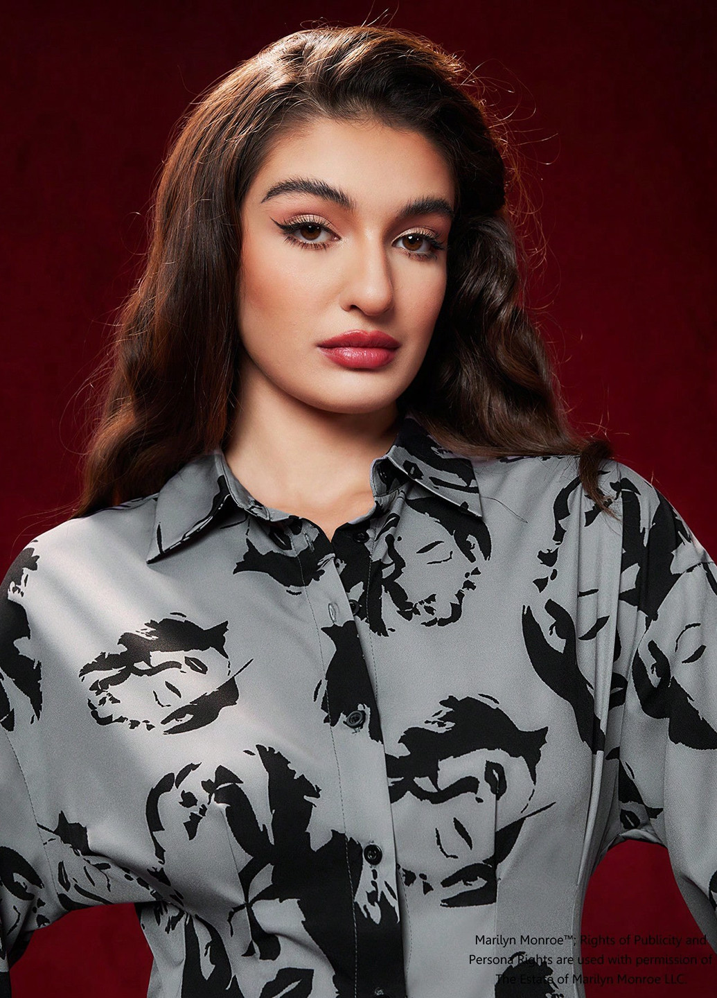 Сіра кежуал сукня сукня-сорочка SHEIN з малюнком