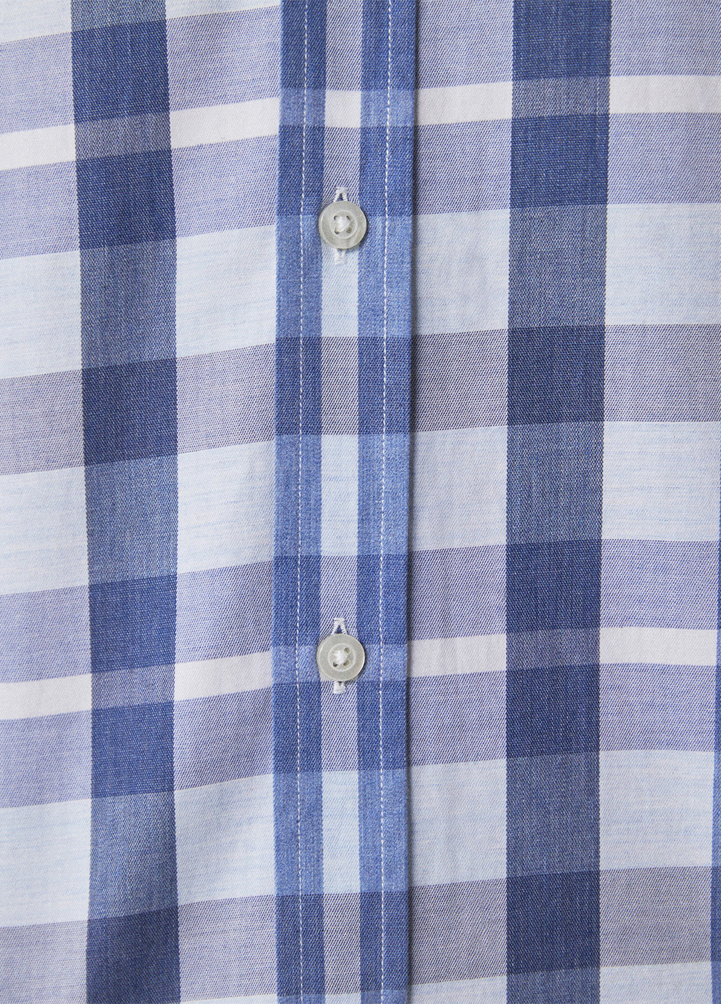 Синяя кэжуал рубашка в клетку Massimo Dutti