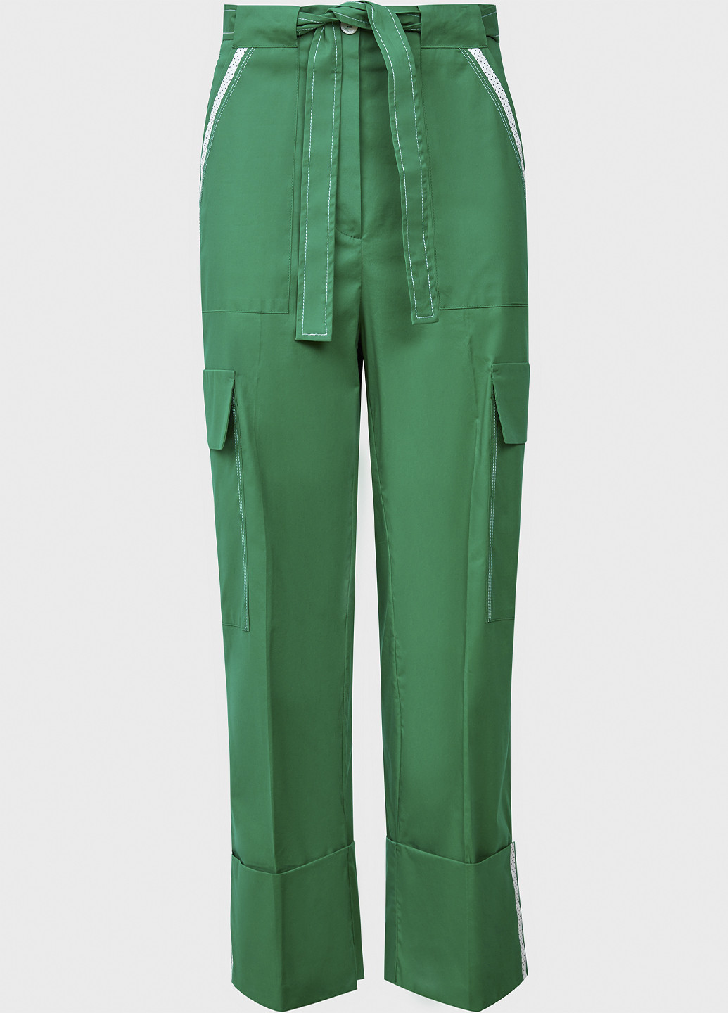 Зеленые летние брюки BEATRICE