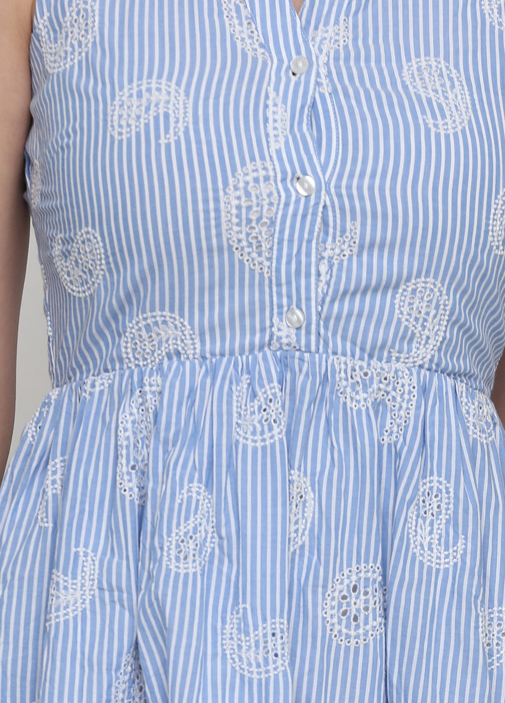 Блакитна кежуал сукня сорочка Jack Wills в смужку