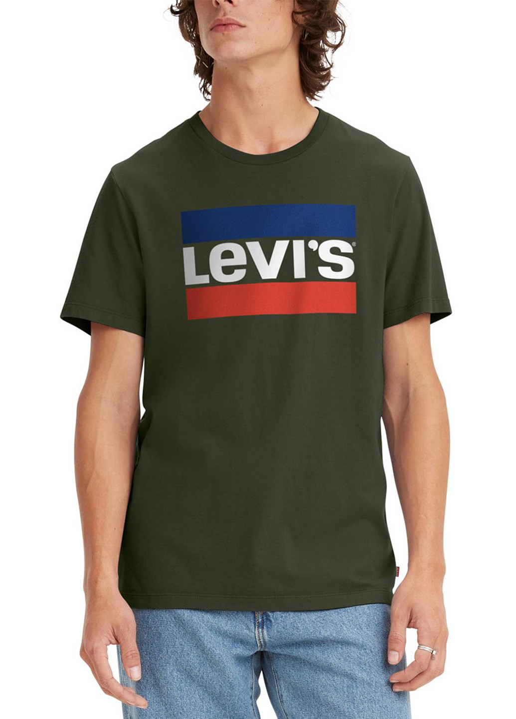 Зеленая футболка Levi's
