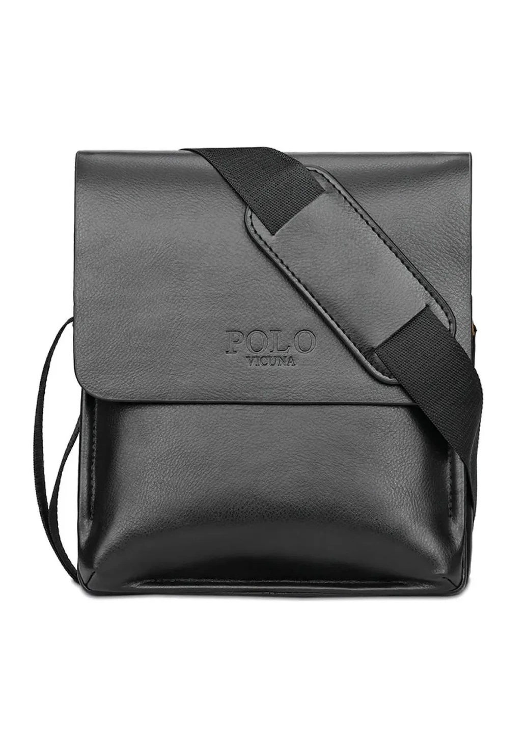 Сумка черная через плечо из PU-кожи Vicuna Polo (251718613)