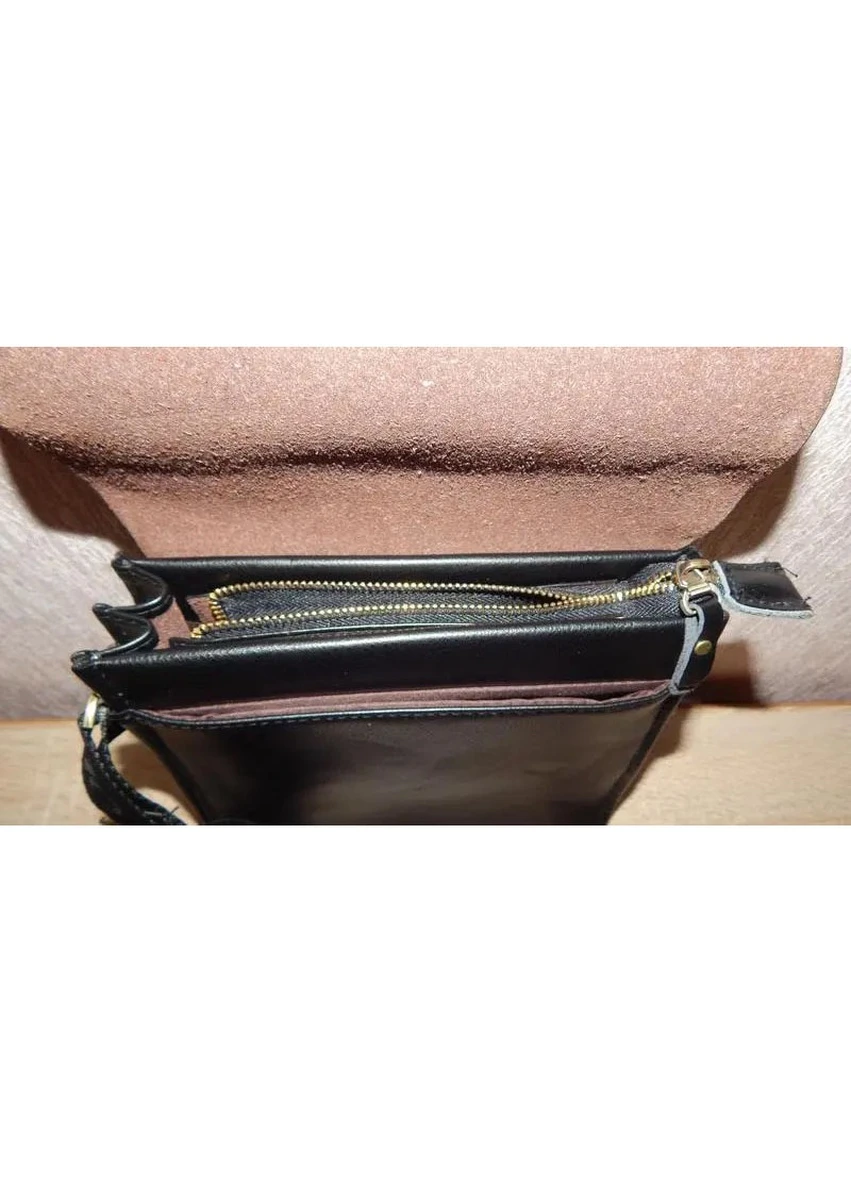 Сумка черная через плечо из PU-кожи Vicuna Polo (251718613)