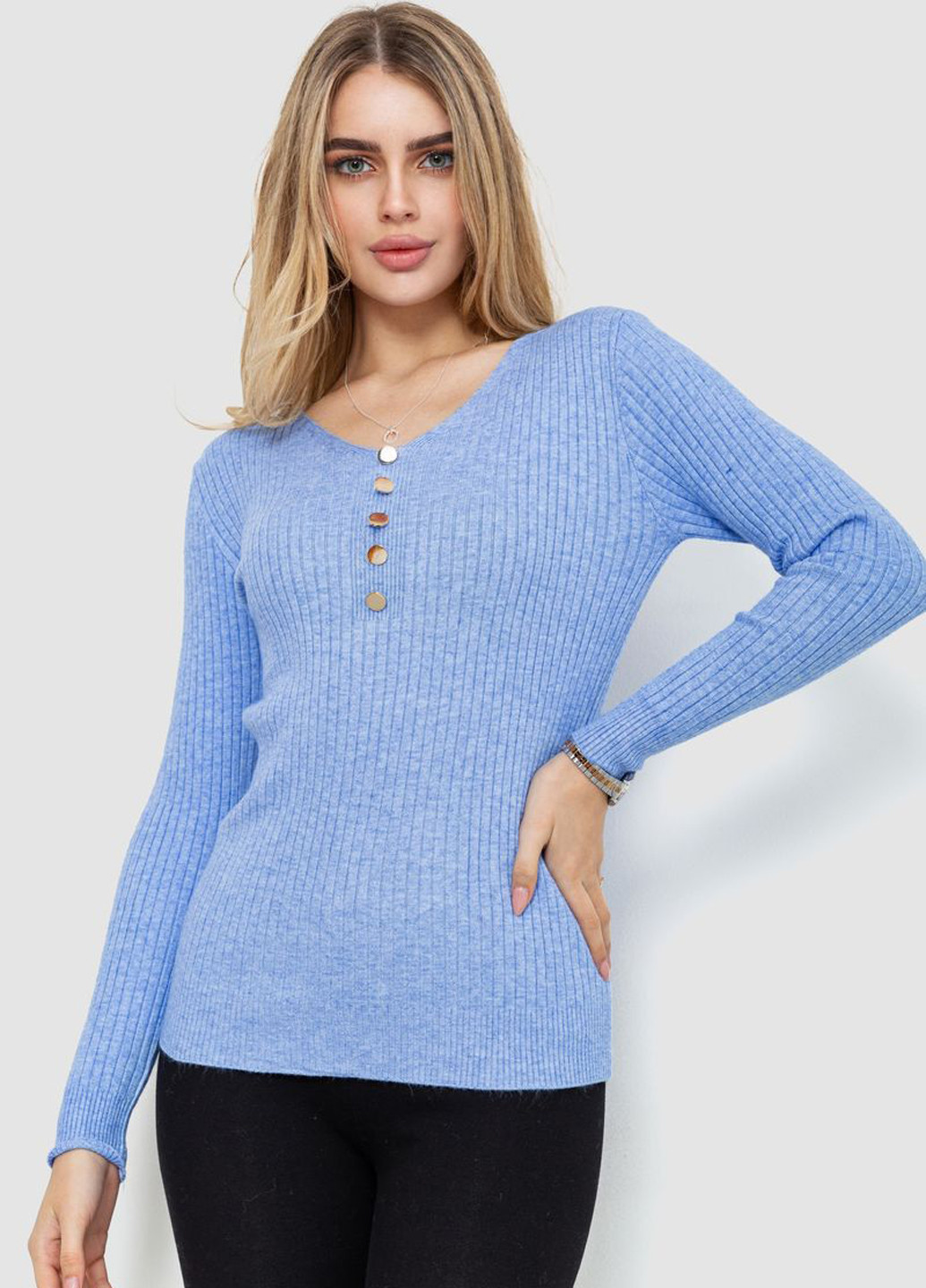 Голубой демисезонный пуловер пуловер Ager
