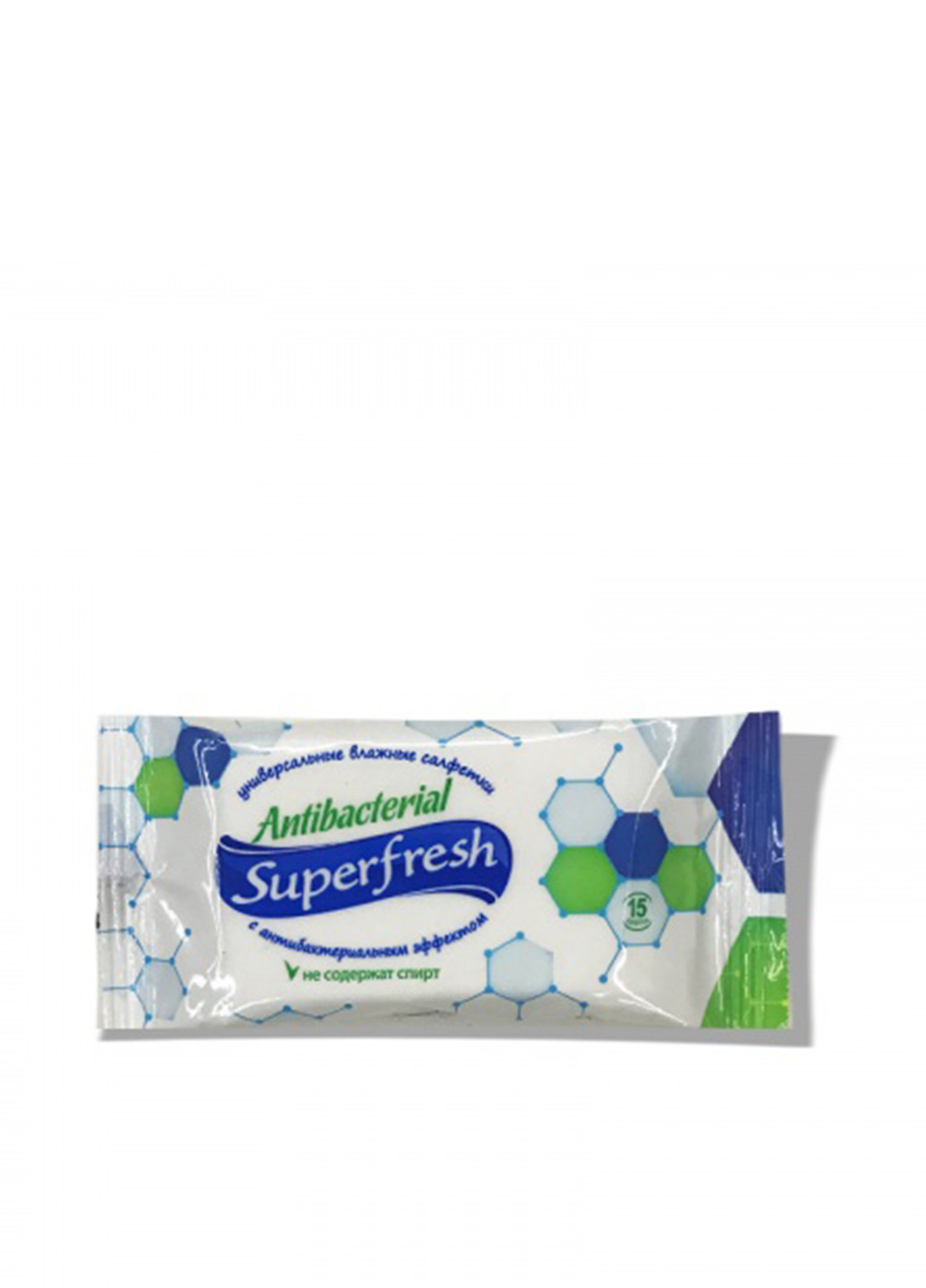 Влажные салфетки Антибактериальные (15 шт.) Superfresh (132308424)