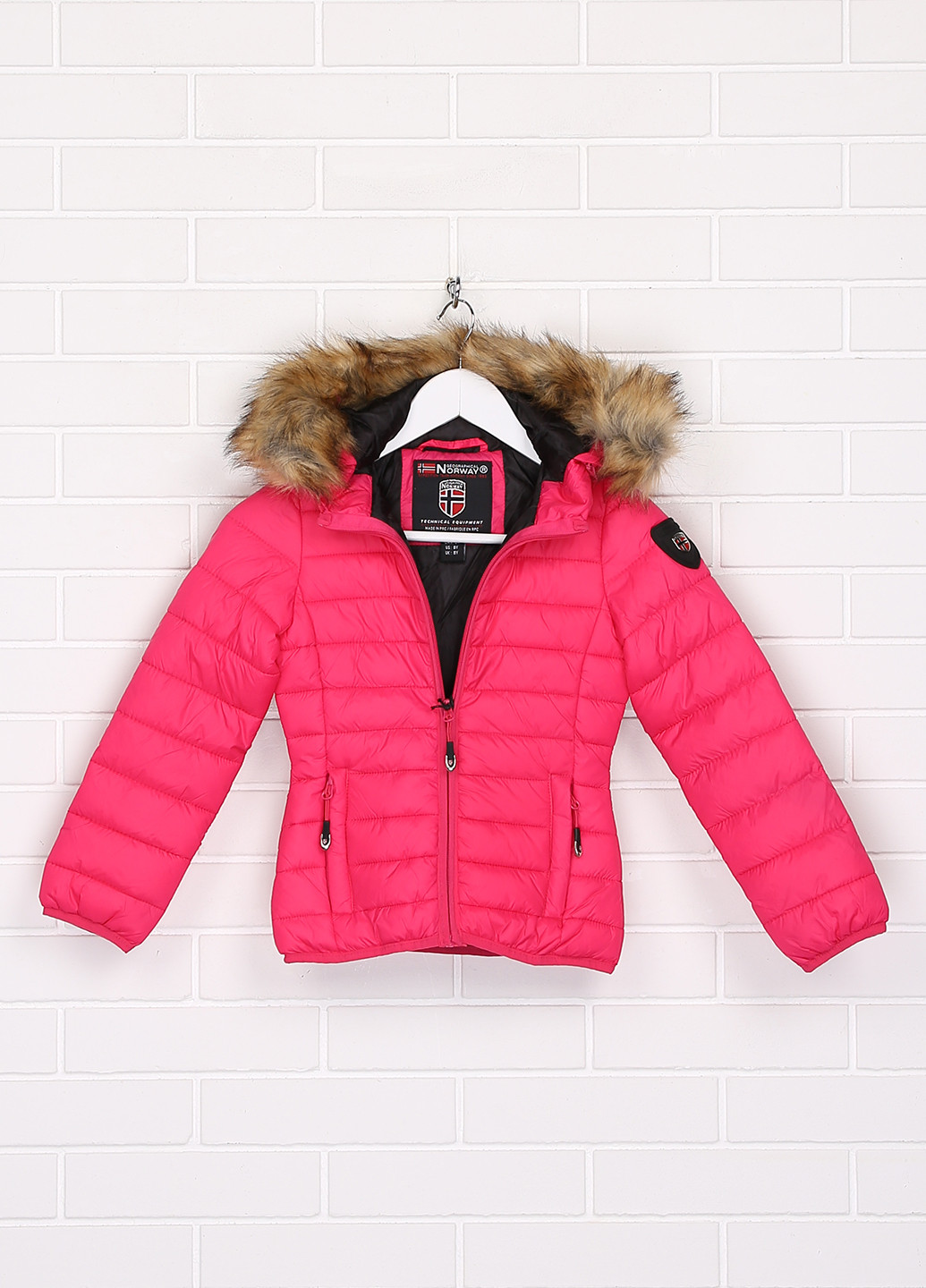 Рожева демісезонна куртка Geographical Norway