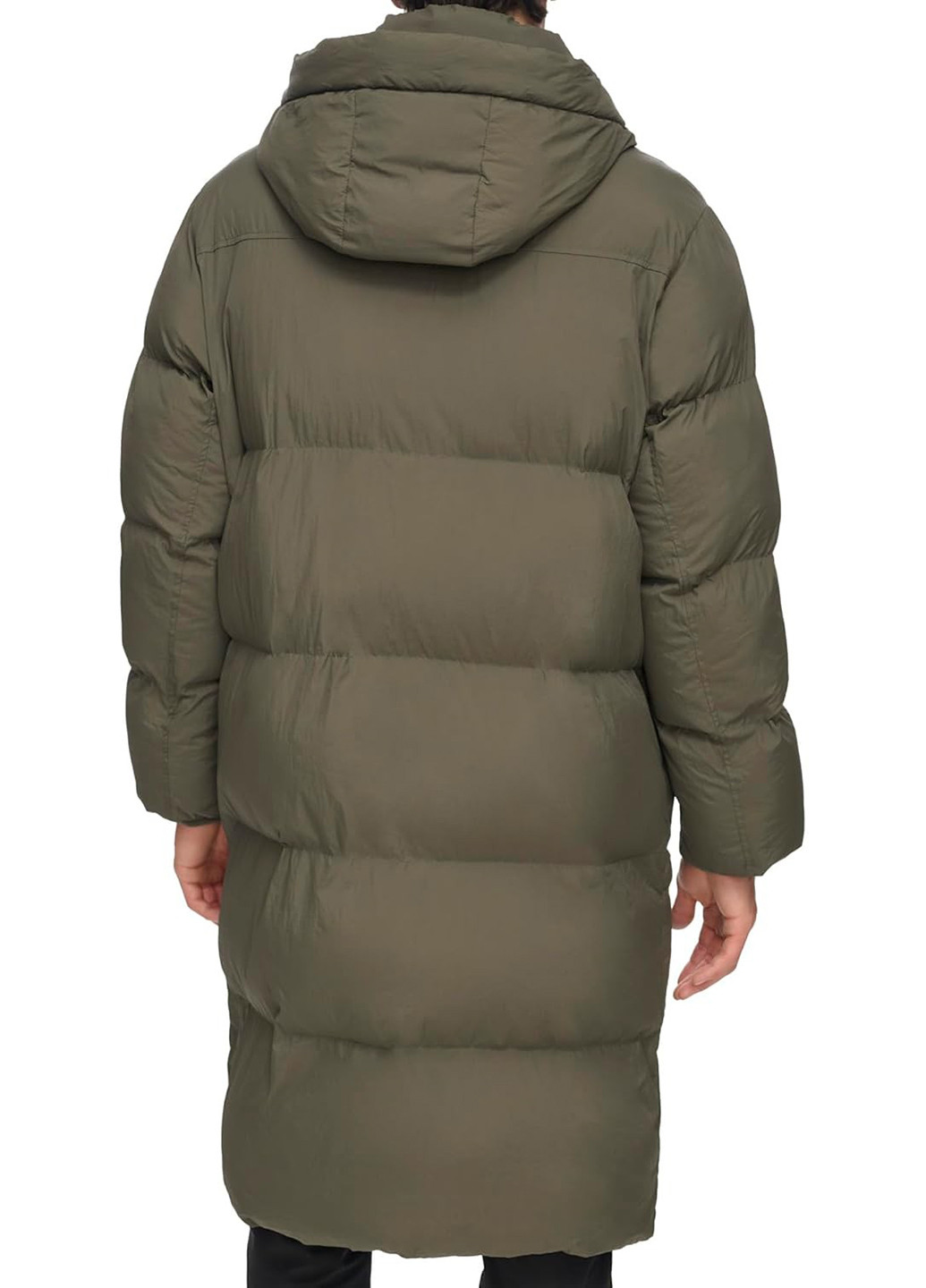 Оливковая (хаки) демисезонная куртка DKNY