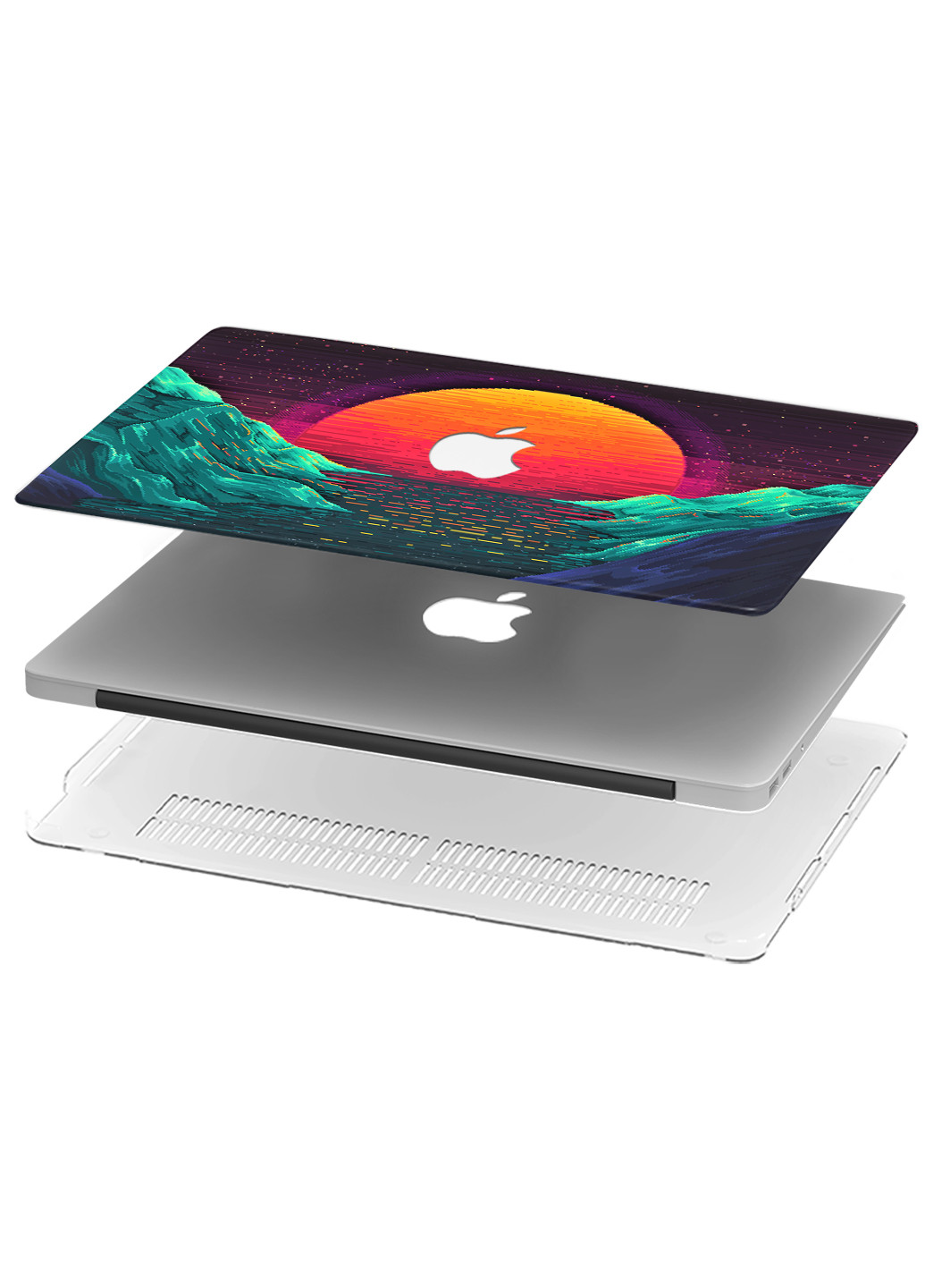Чохол пластиковий для Apple MacBook Air 13 A1932/A2179/A2337 Захід (Sunset) (9656-2155) MobiPrint (218987550)