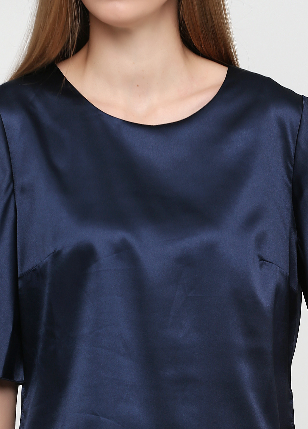 Темно-синяя летняя блуза Heine