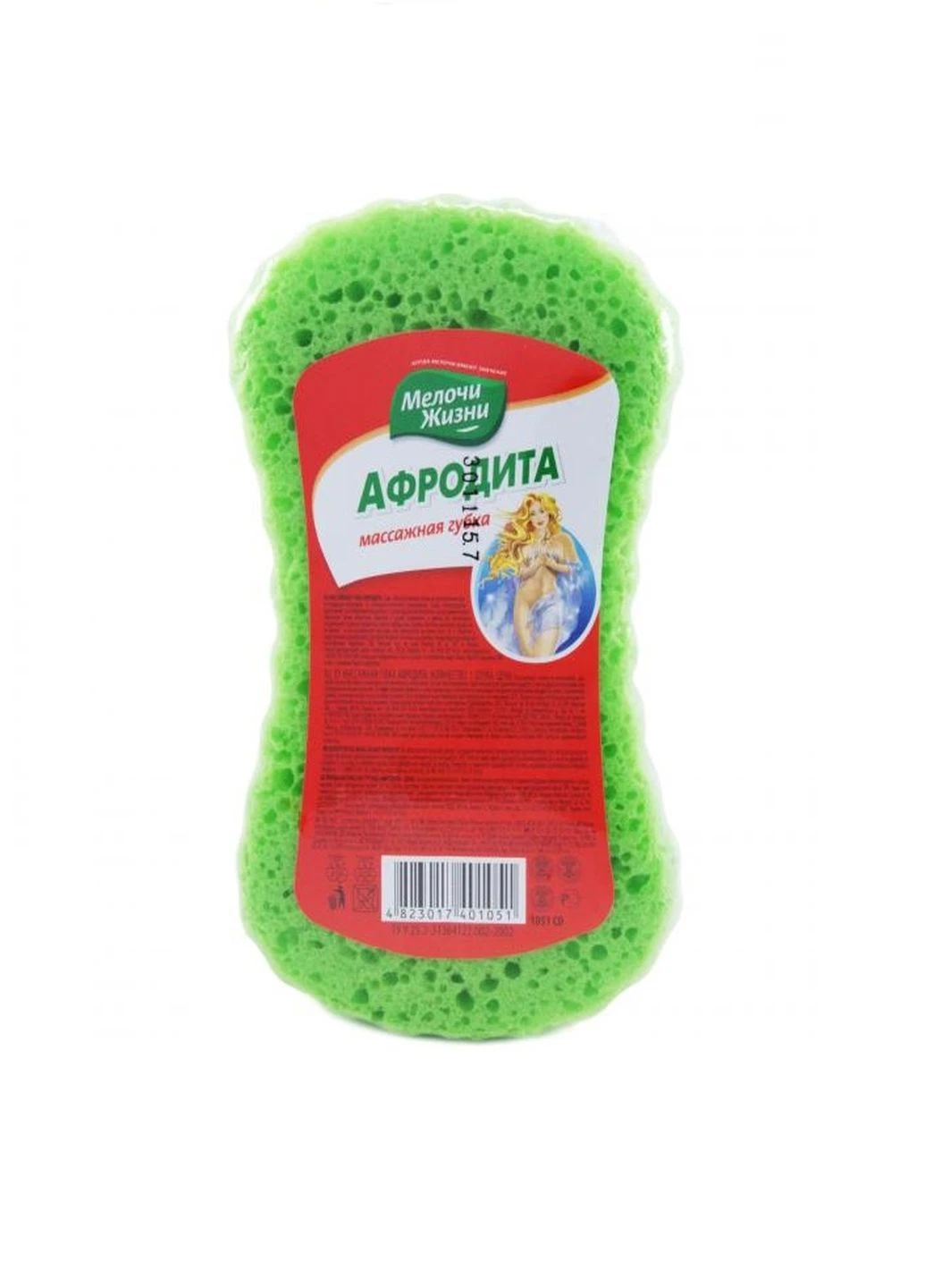 Губка банна масажна Афродіта Мелочи Жизни (229956019)