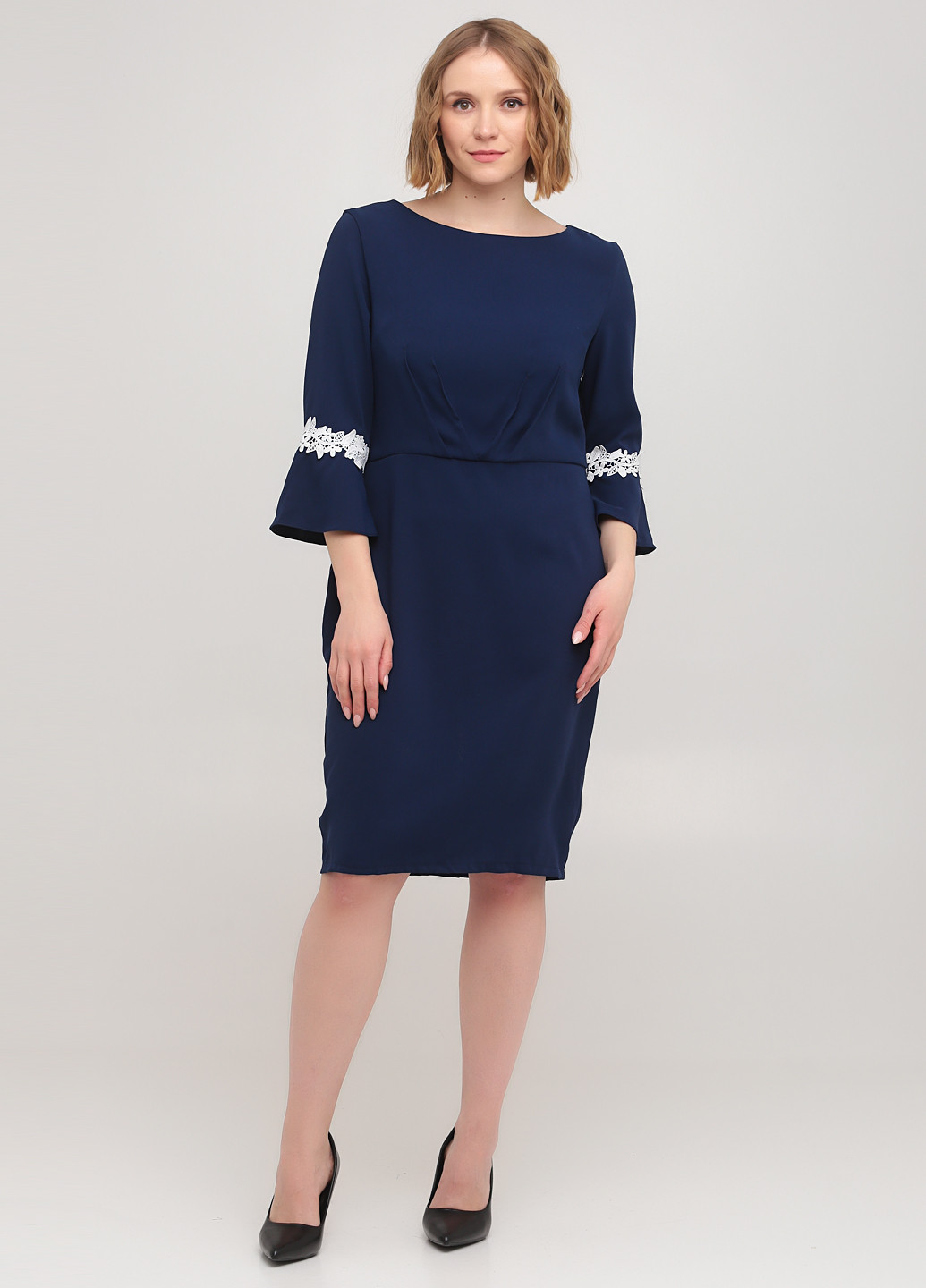 Темно-синя сукня Paper Dolls однотонна