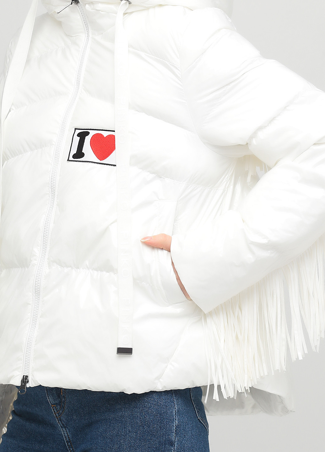Белая зимняя куртка Pinko