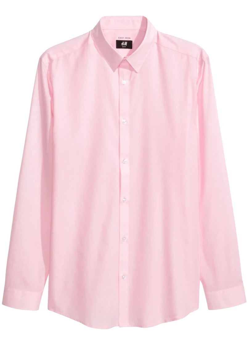 Розовая рубашка H&M