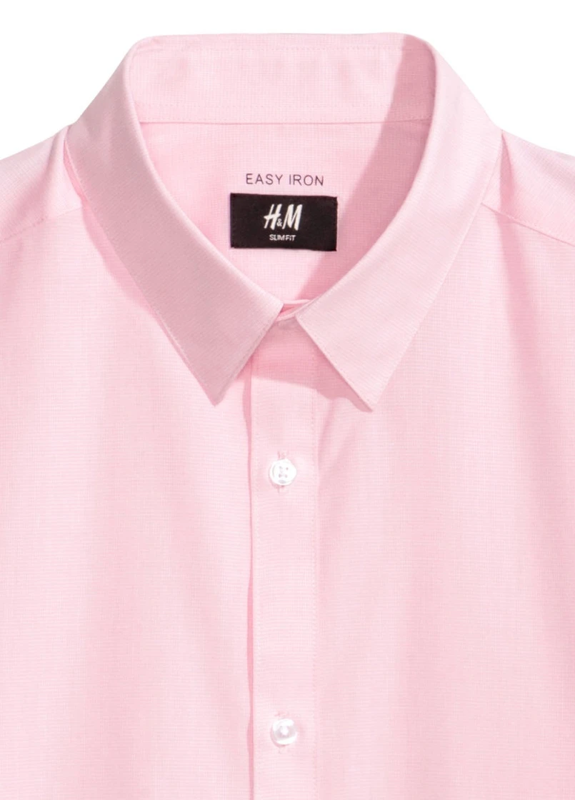 Розовая рубашка H&M