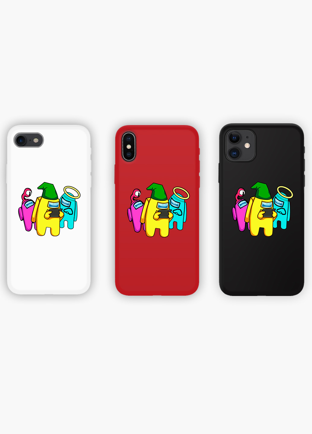 Чохол силіконовий Apple Iphone 8 plus Амонг Ас (Among Us) (6154-2418) MobiPrint (219566060)
