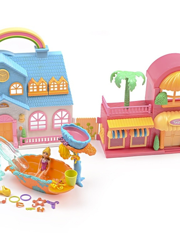 Ігровий набір будиночки для ляльок з ванною і фігурками IM420 NaNa (253923303)
