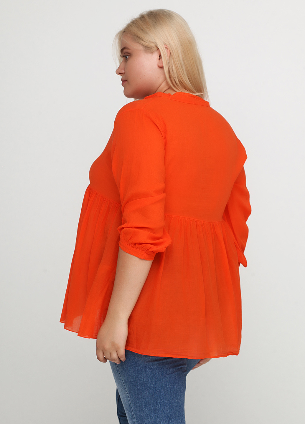 Оранжевая летняя блуза Fashion