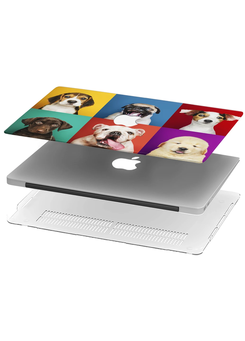 Чехол пластиковый для Apple MacBook Pro 13 A1278 Породы собак (Dog breeds) (6347-2329) MobiPrint (218987968)