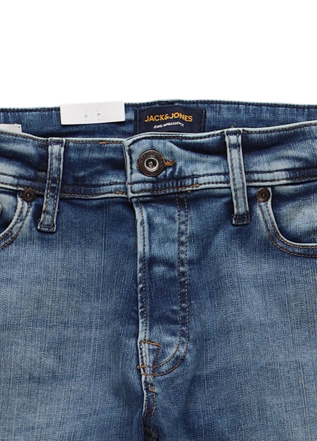 Синие демисезонные прямые джинсы Jack & Jones