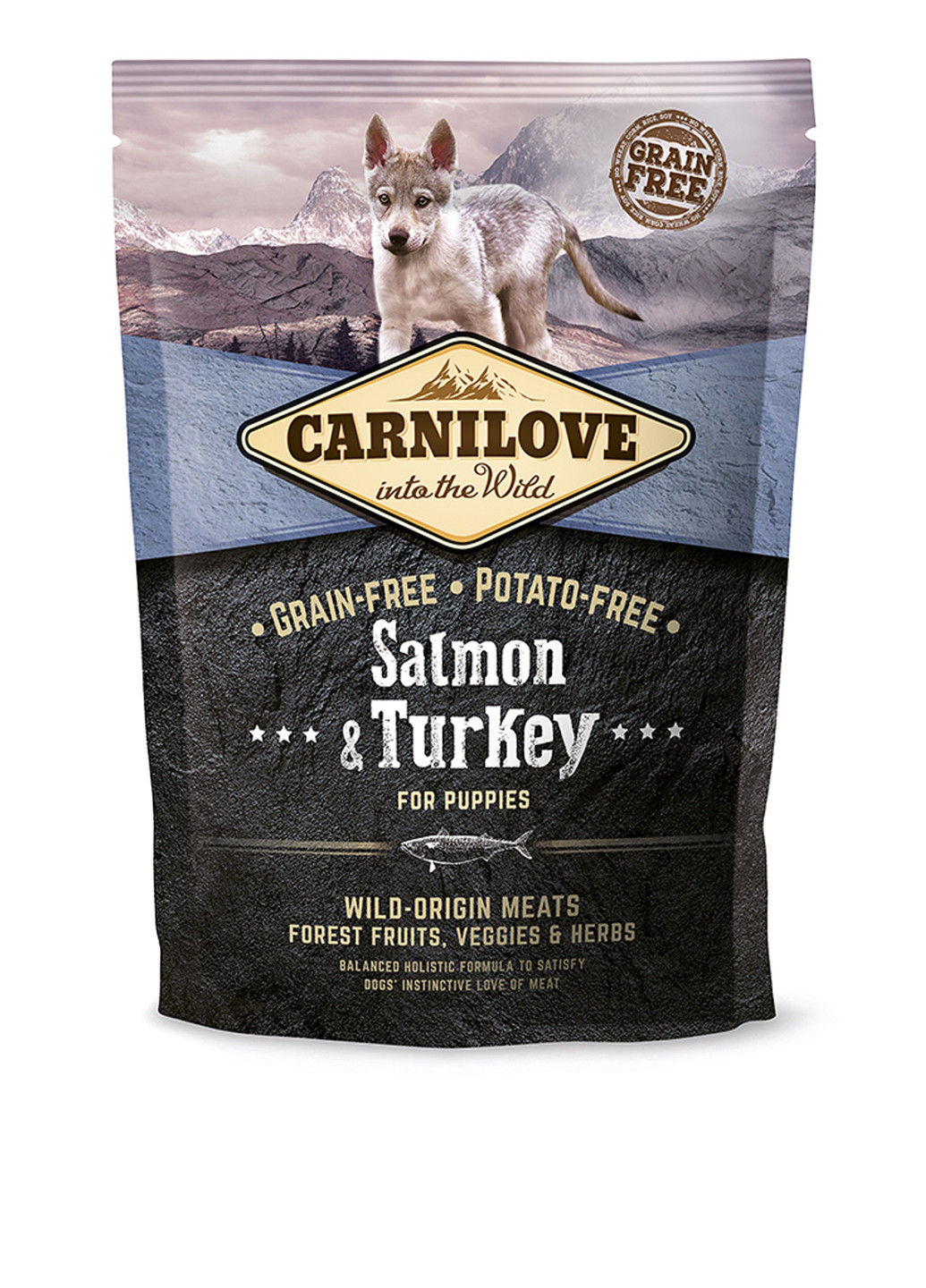Сухой корм для собак Salmon&Turkey (для щенков), 1,5 кг Brit (18157237)