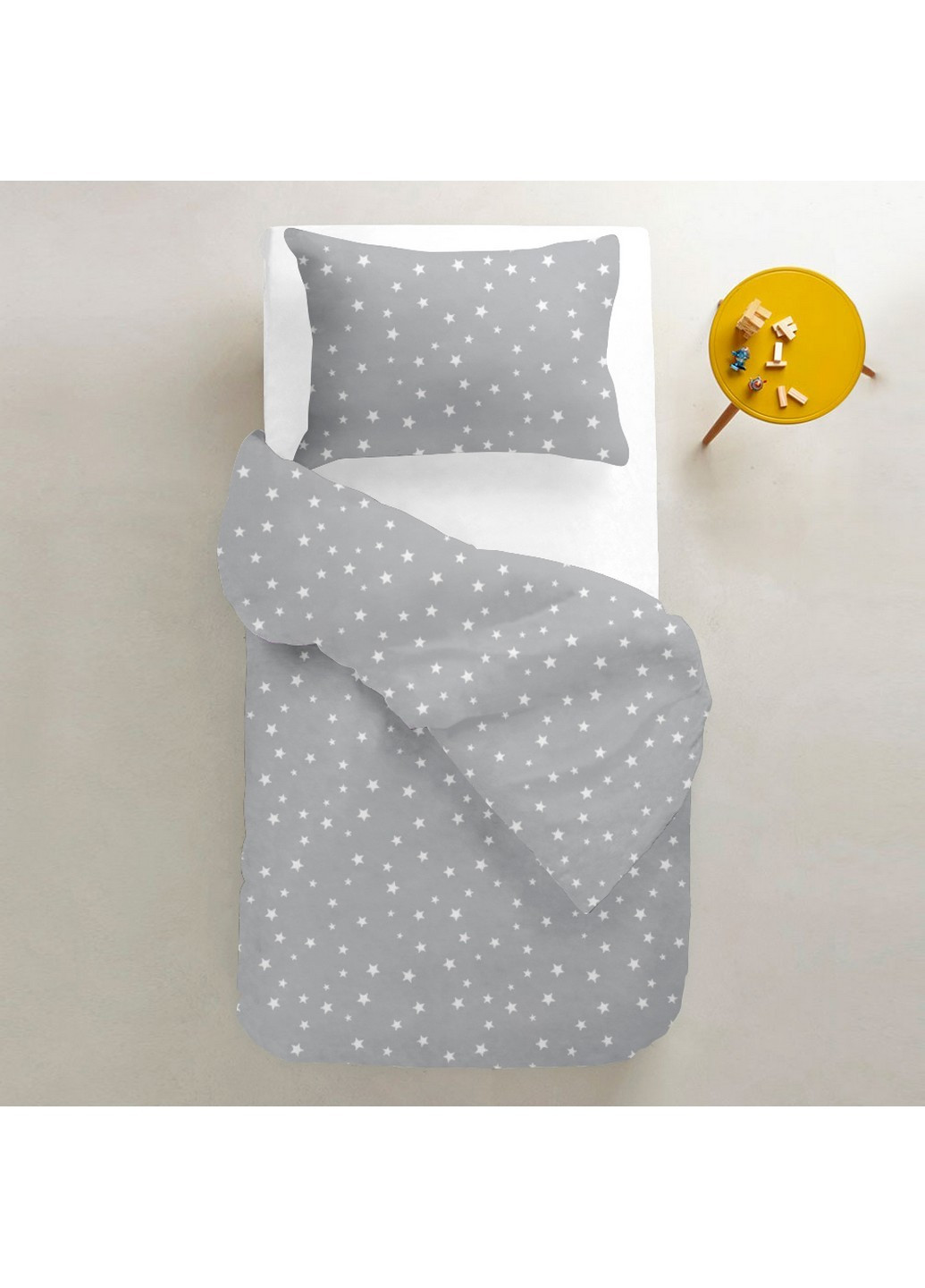 Подростковое постельно бельё STAR GW WHITE (пододеяльник 160х220 см, наволочка 50х70 см, простынь 90х200х20 см) Cosas (251801412)